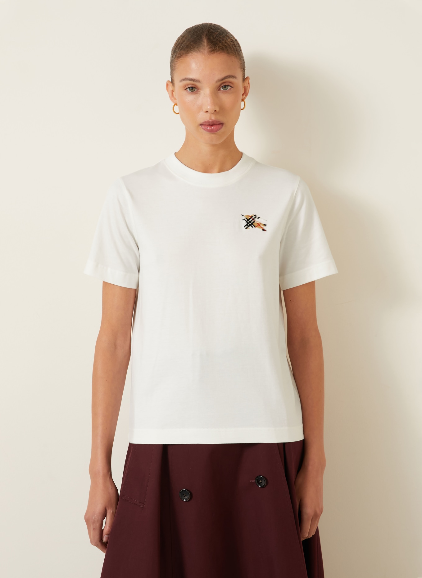 BURBERRY FRANKIE T-shirt: WHITE