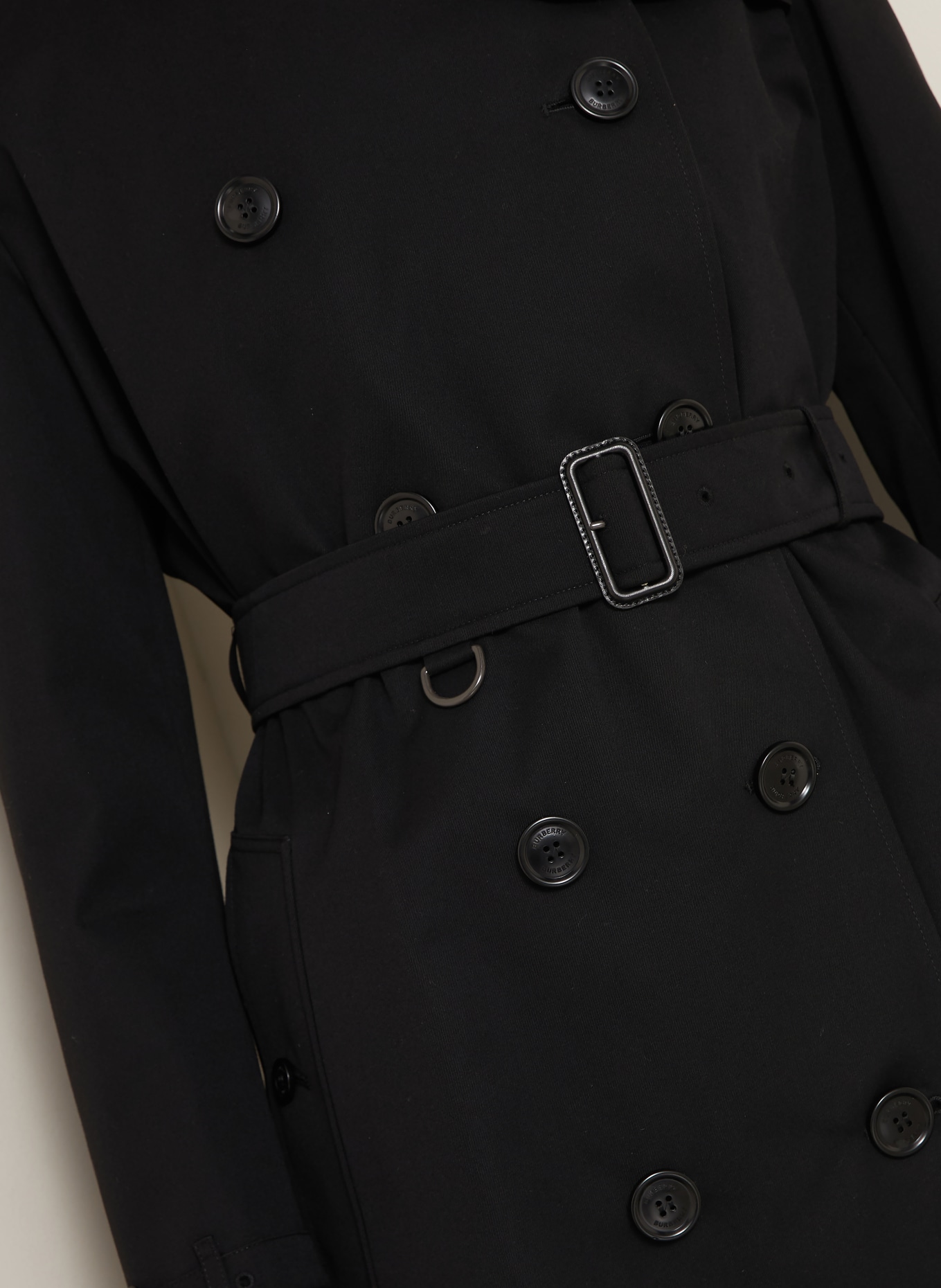 BURBERRY Trencz KENSINGTON: CZARNY