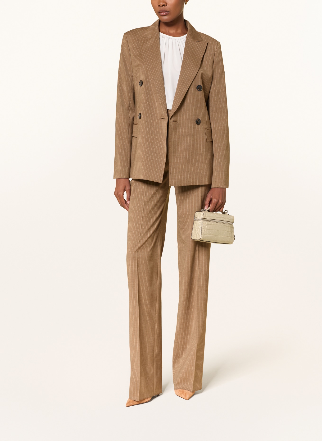 TORY BURCH ROMY Handbag: BEIGE