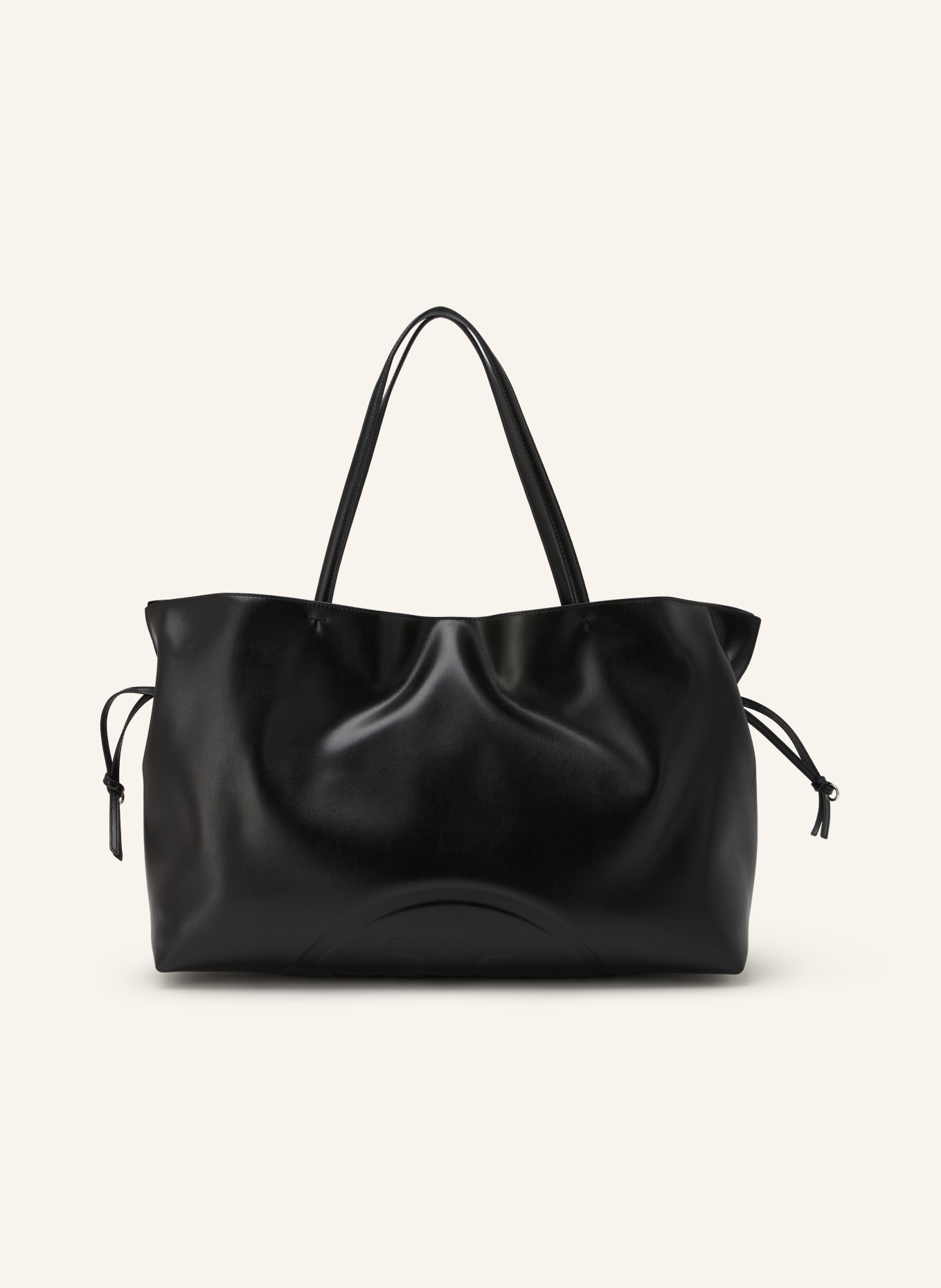 TORY BURCH Shopper ELLA: SCHWARZ / SILBER