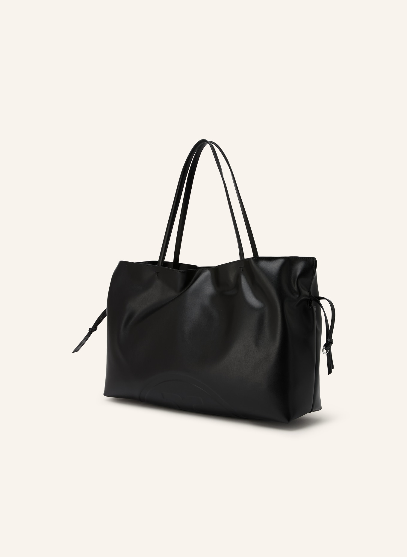 TORY BURCH Shopper ELLA: SCHWARZ / SILBER