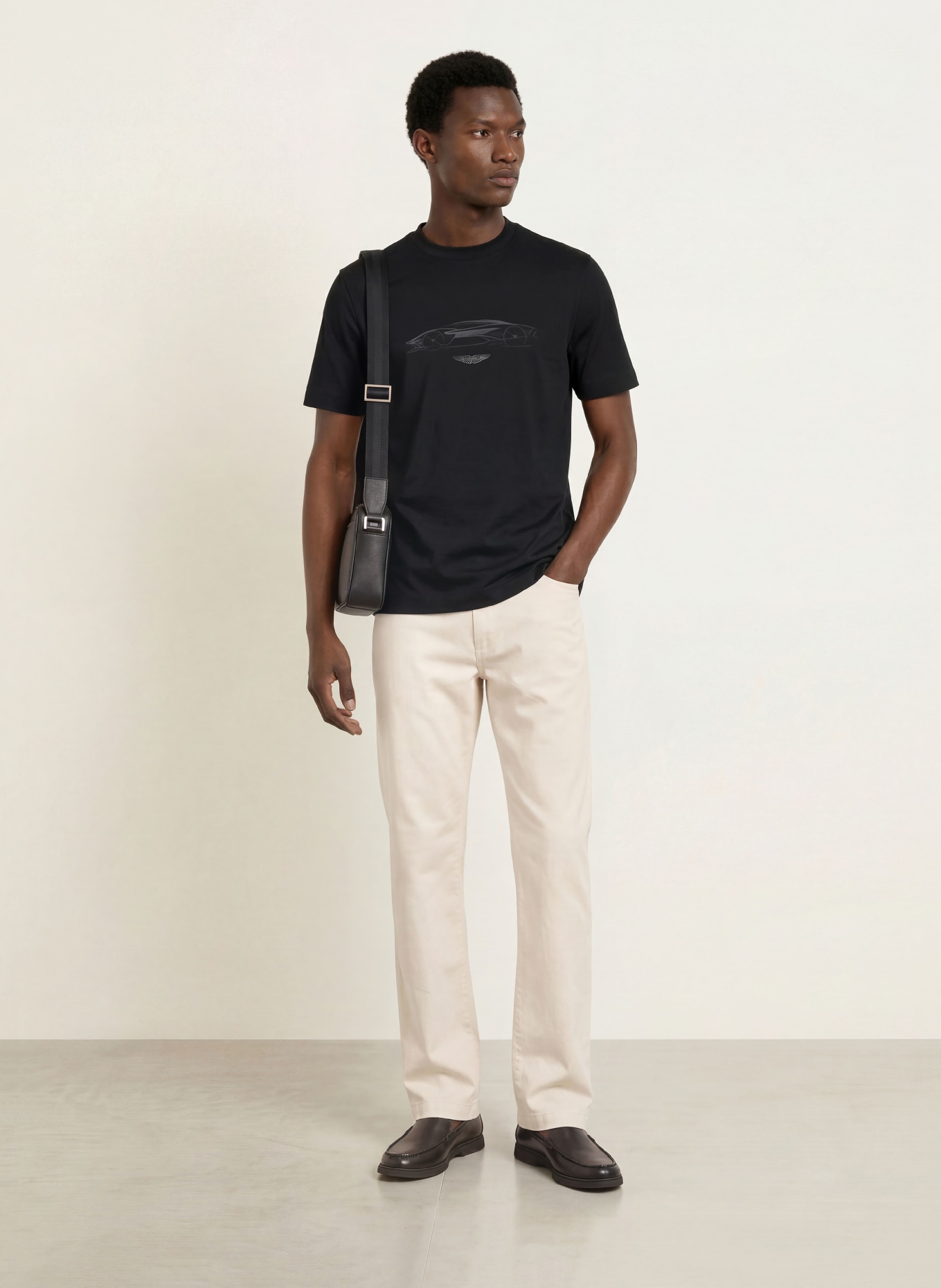 BOSS Tricou TAUT: NEGRU