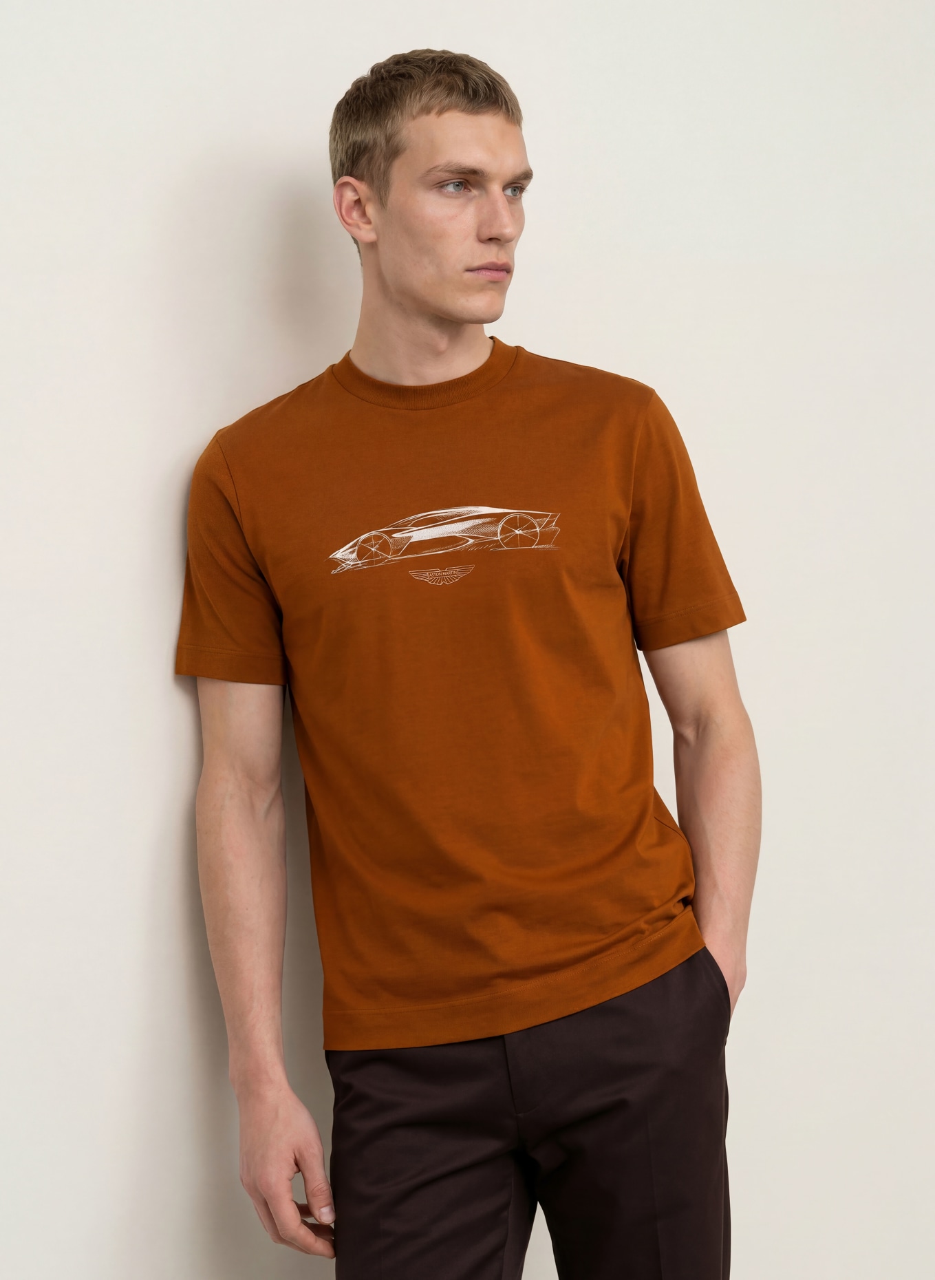 BOSS T-Shirt TAUT: BRAUN