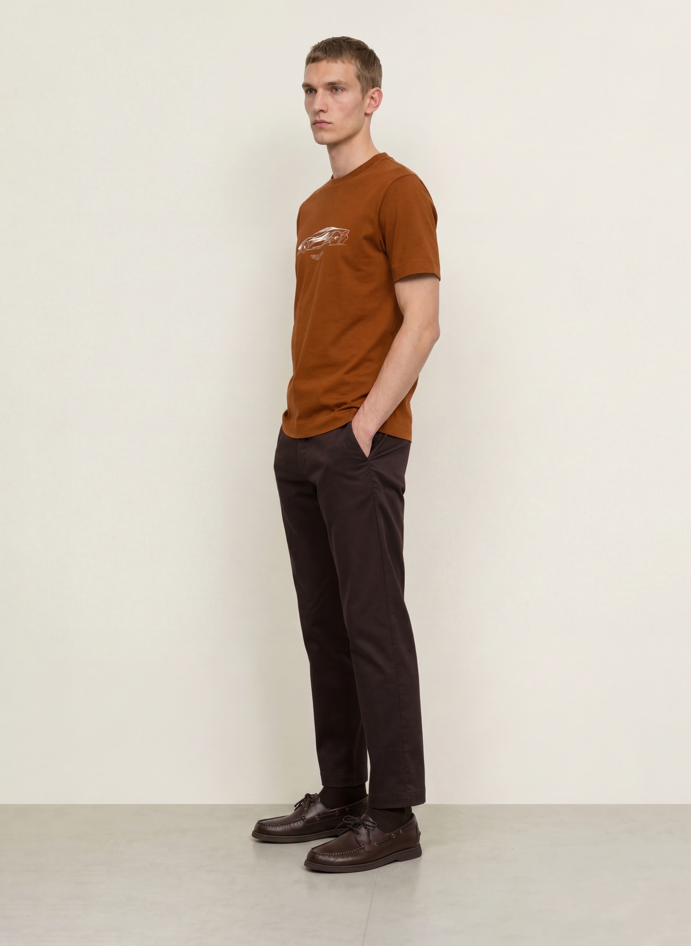 BOSS T-Shirt TAUT: BRAUN