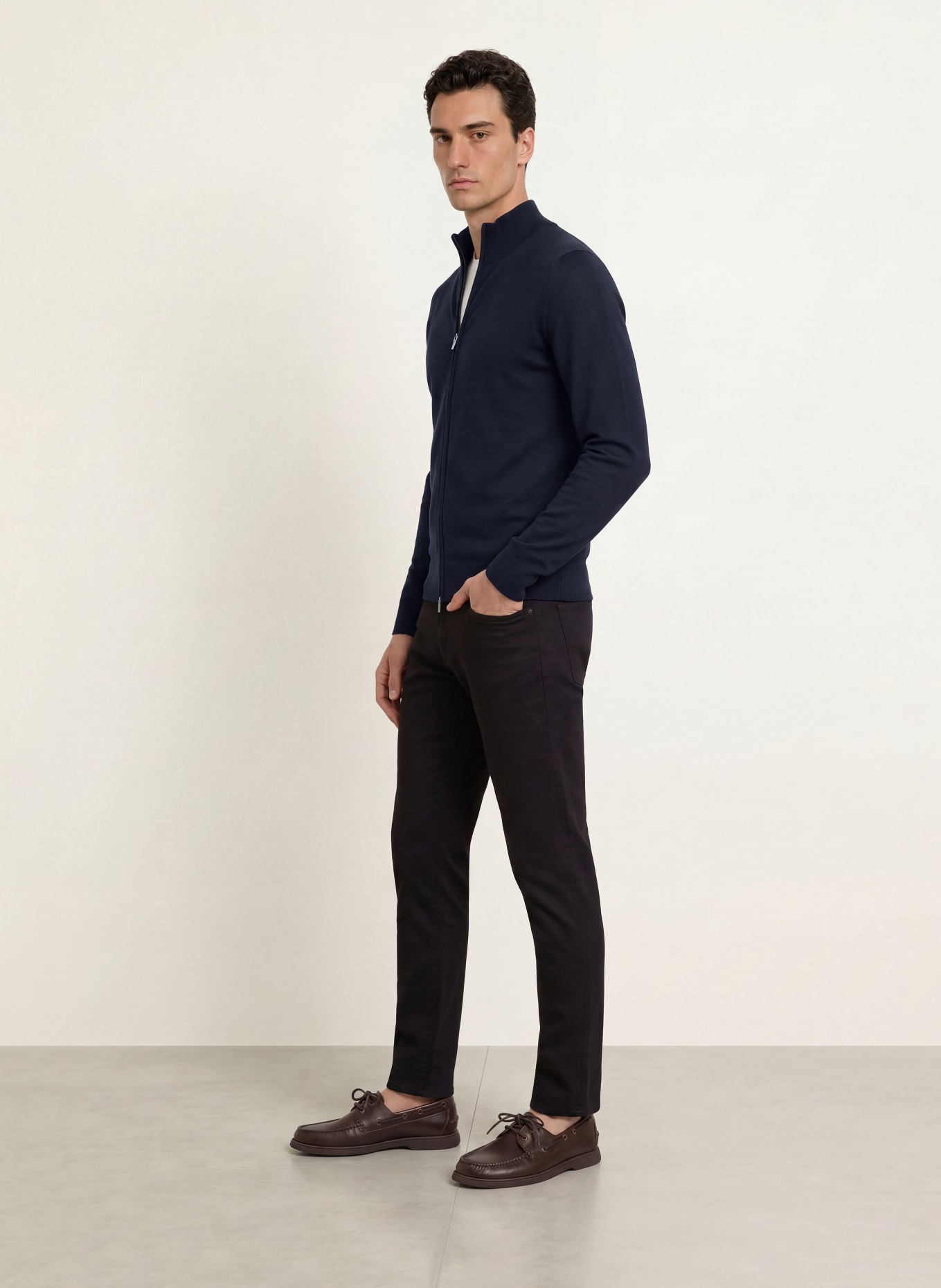 BOSS BALONSO Cardigan: DARK BLUE
