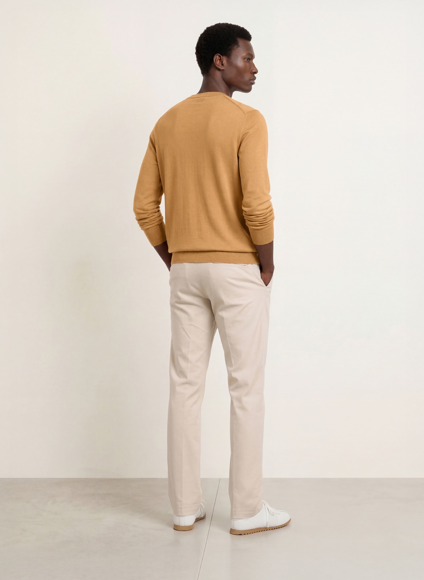 BOSS Trui LENO: CAMEL