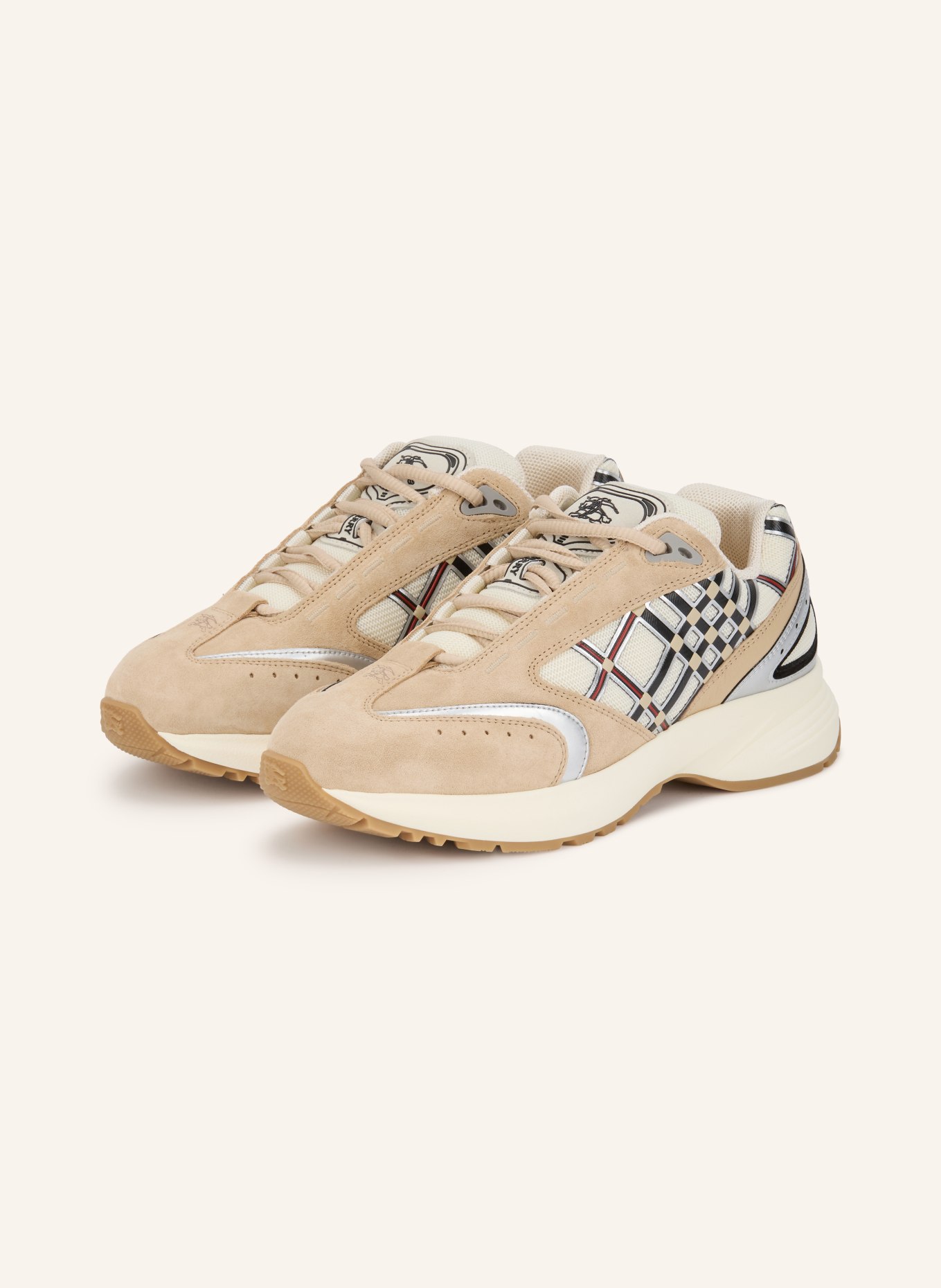 BURBERRY Sneaker ECLIPSE: BEIGE / SILBER / CREME