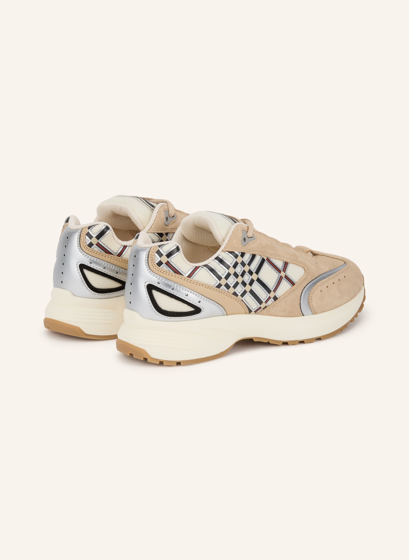 BURBERRY Sneaker ECLIPSE: BEIGE / SILBER / CREME