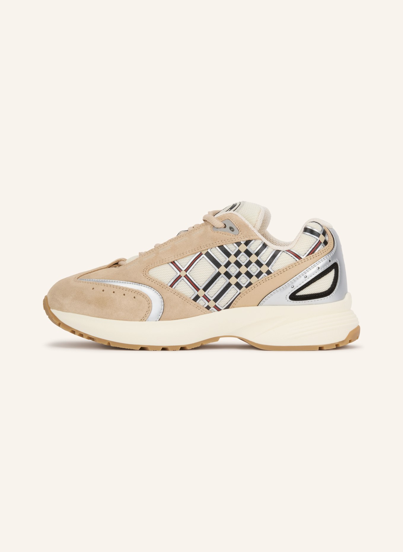 BURBERRY Sneaker ECLIPSE: BEIGE / SILBER / CREME