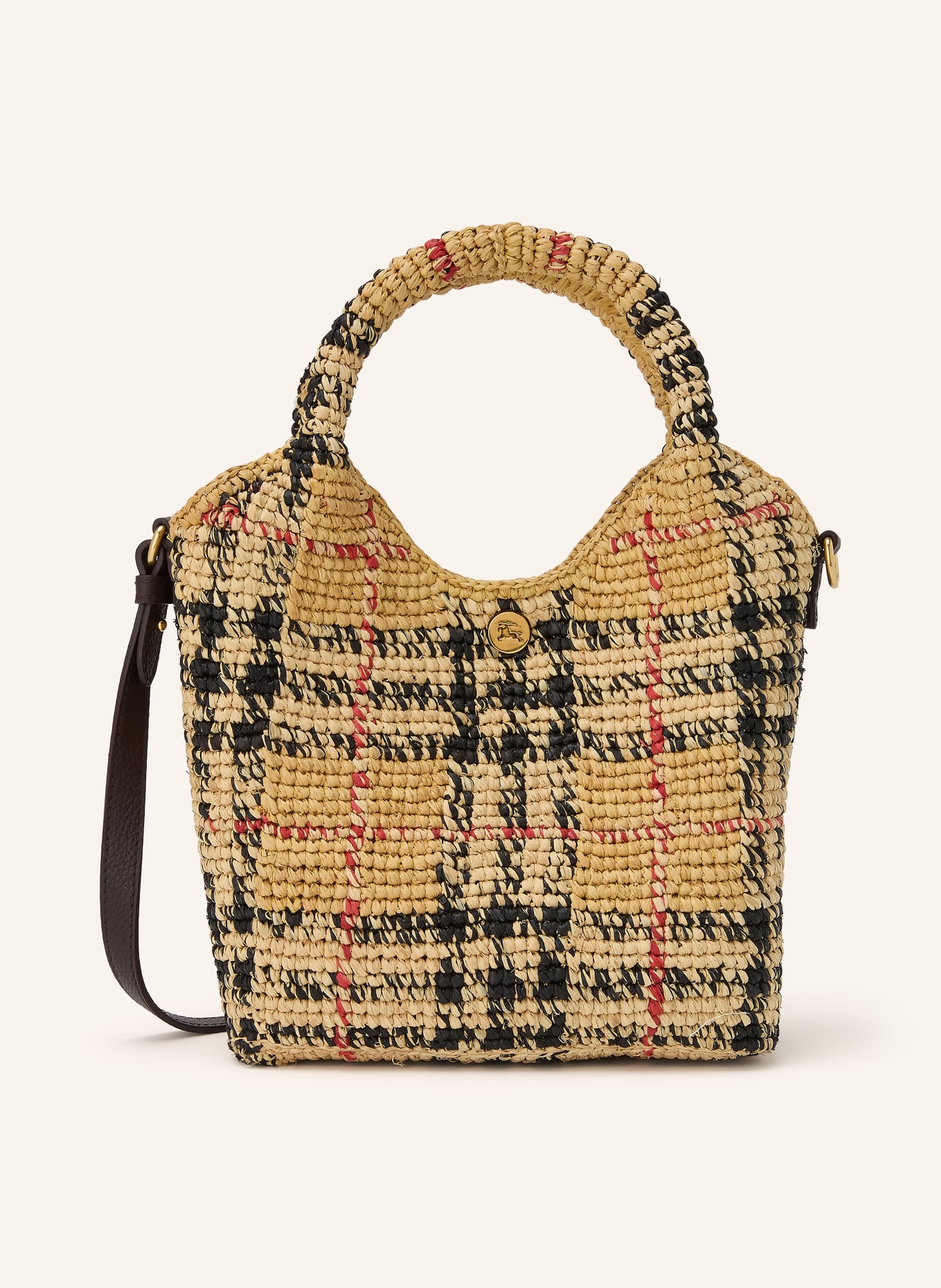 BURBERRY Geantă de mână MARGATE: BEJ / ROȘU