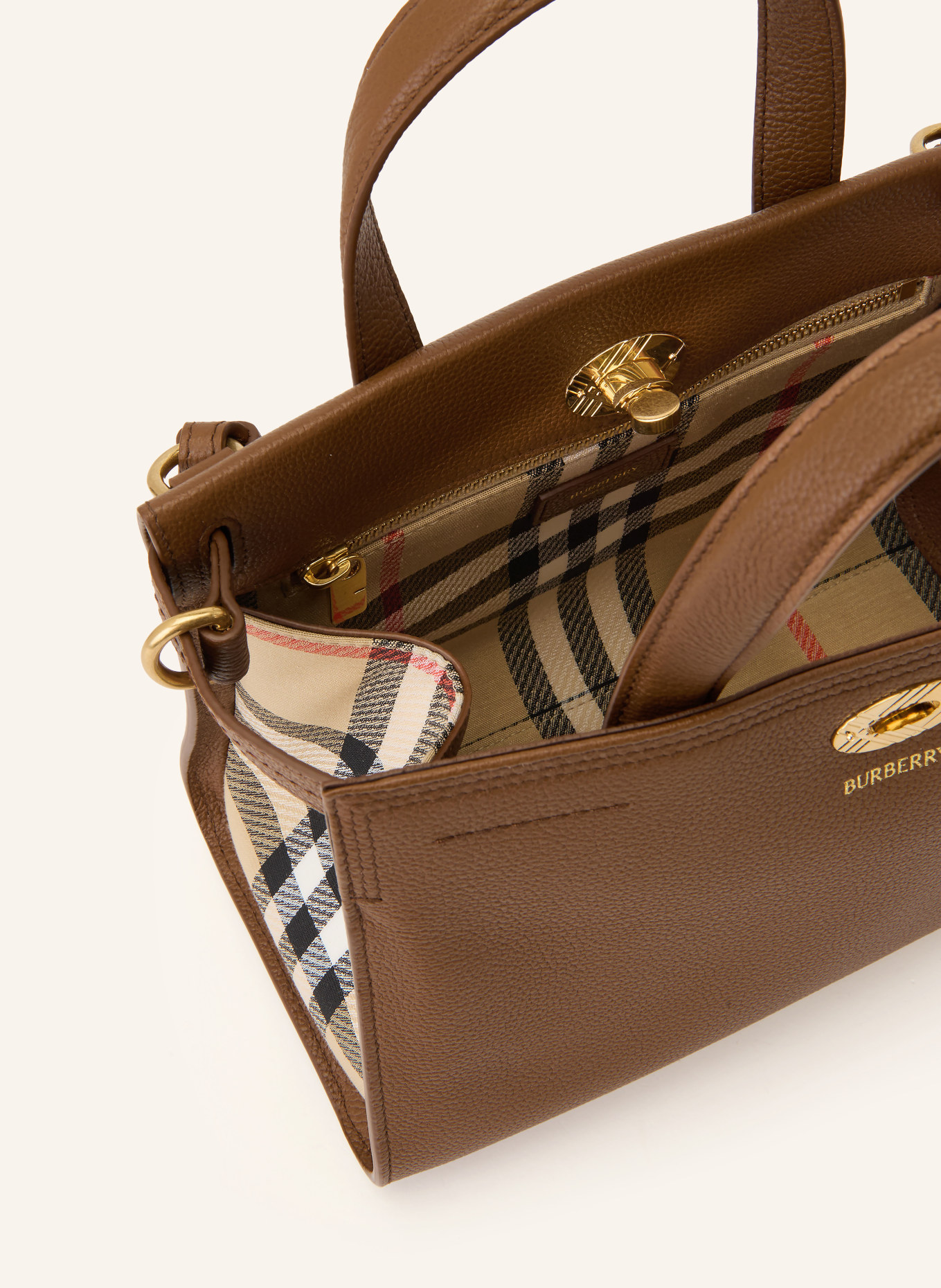BURBERRY COTSWOLDS Handbag: BROWN