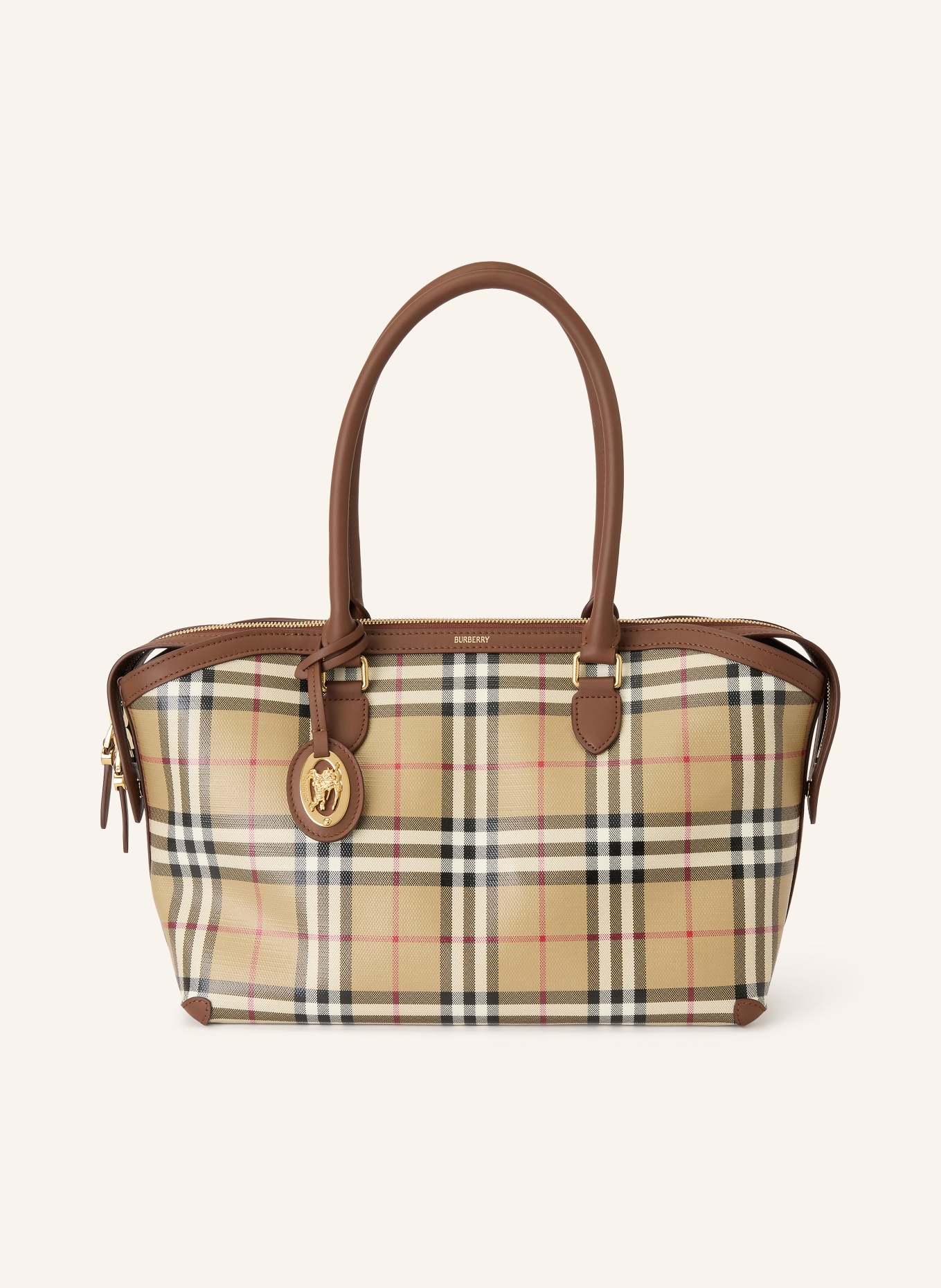 BURBERRY Shoppers: BROWN / CREAM / KHAKI