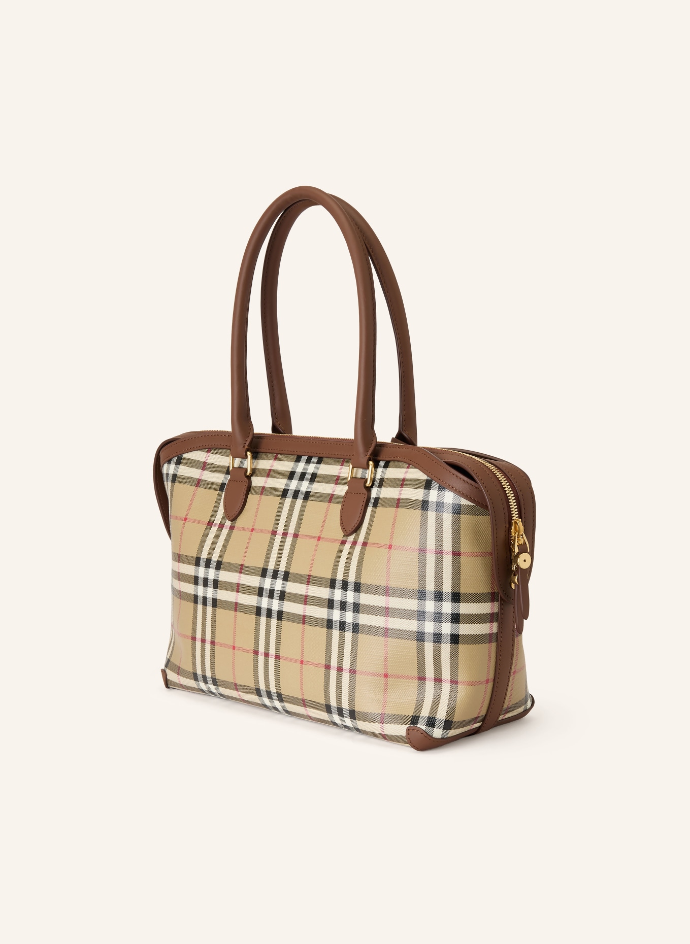 BURBERRY Shoppers: BROWN / CREAM / KHAKI