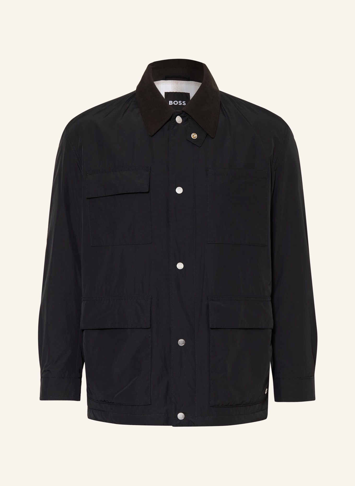 BOSS CORPO Field jacket: BLACK