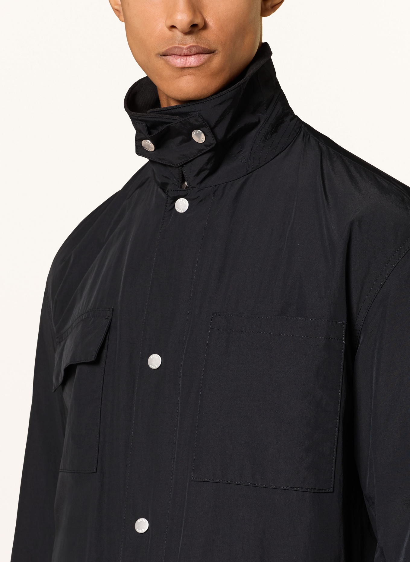 BOSS CORPO Field jacket: BLACK