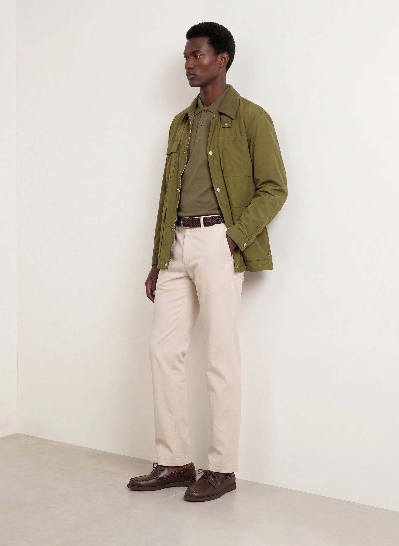 BOSS CORPO Field jacket: OLIVE