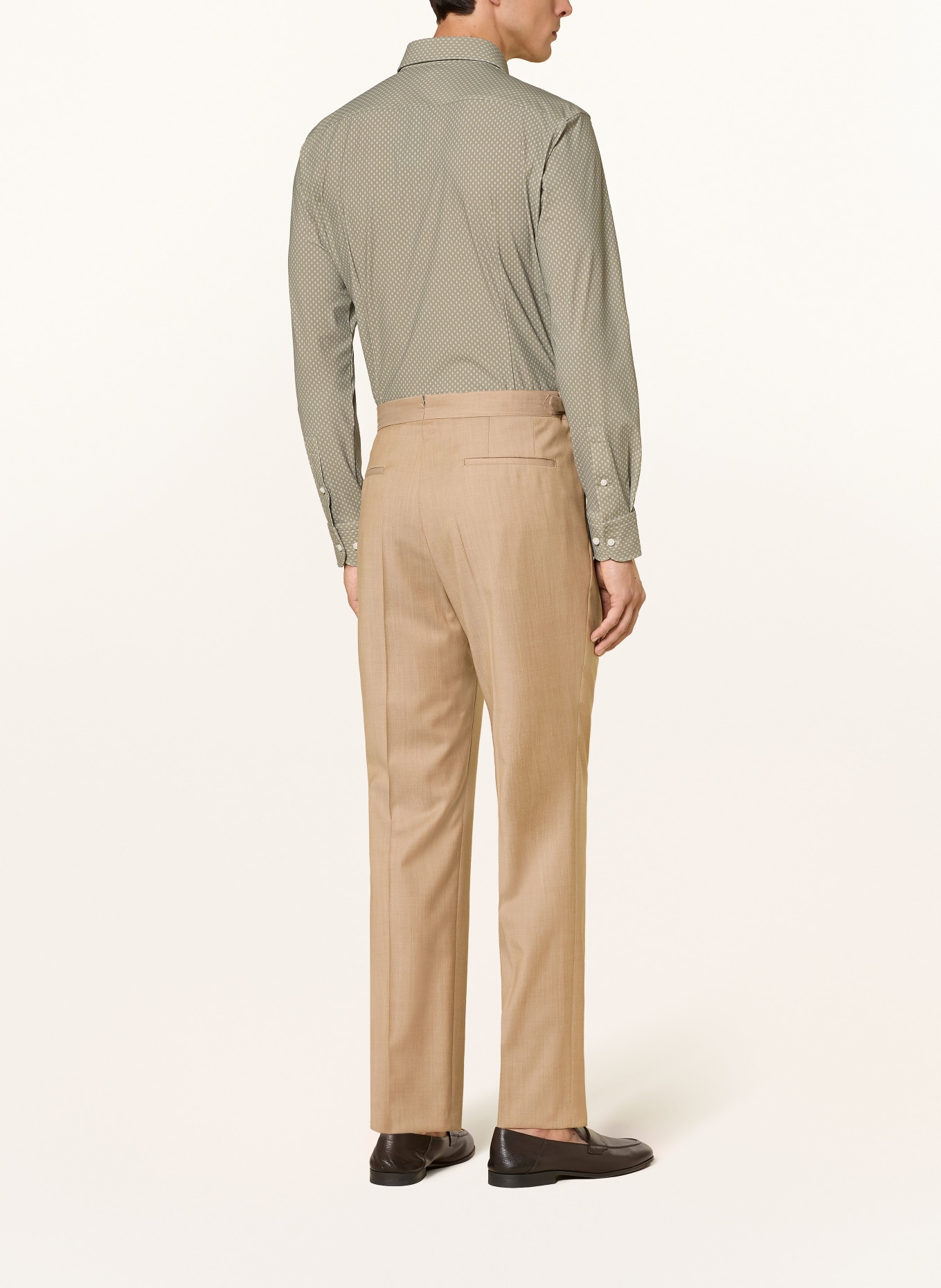 BOSS Overhemd HANK Slim Fit: OLIJF / ECRU
