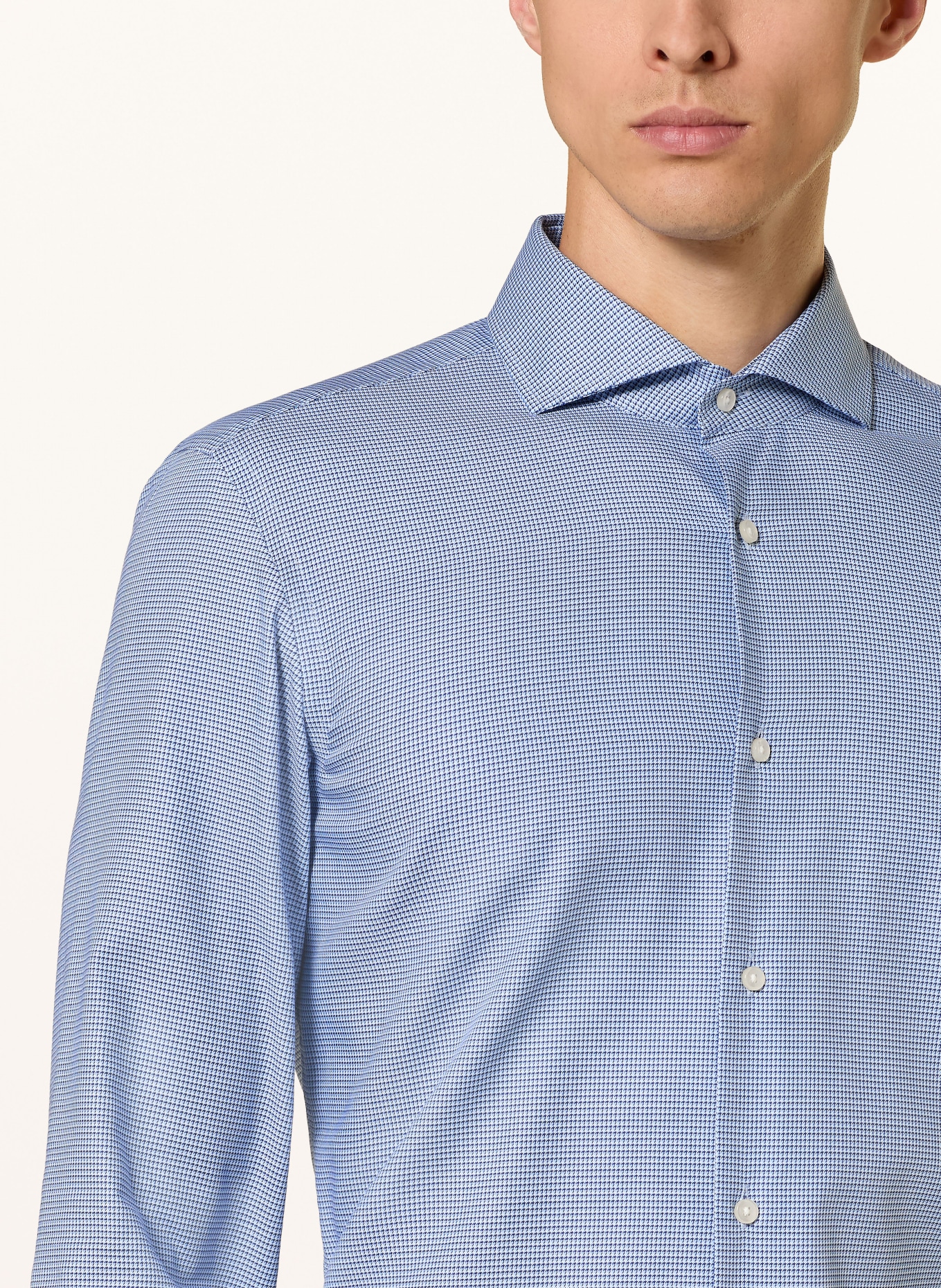 BOSS Hemd HANK Slim Fit: BLAU