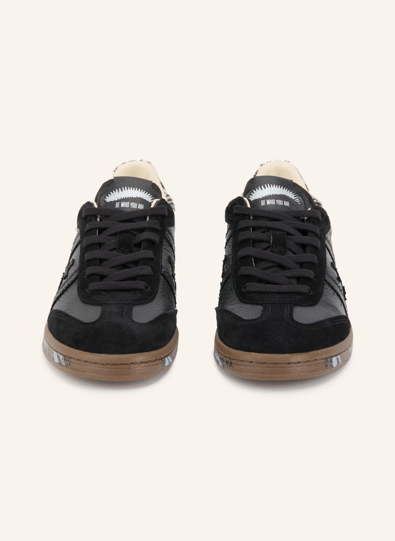 PREMIATA Sneakersy BONNIED: ČERNÁ / BÍLÁ