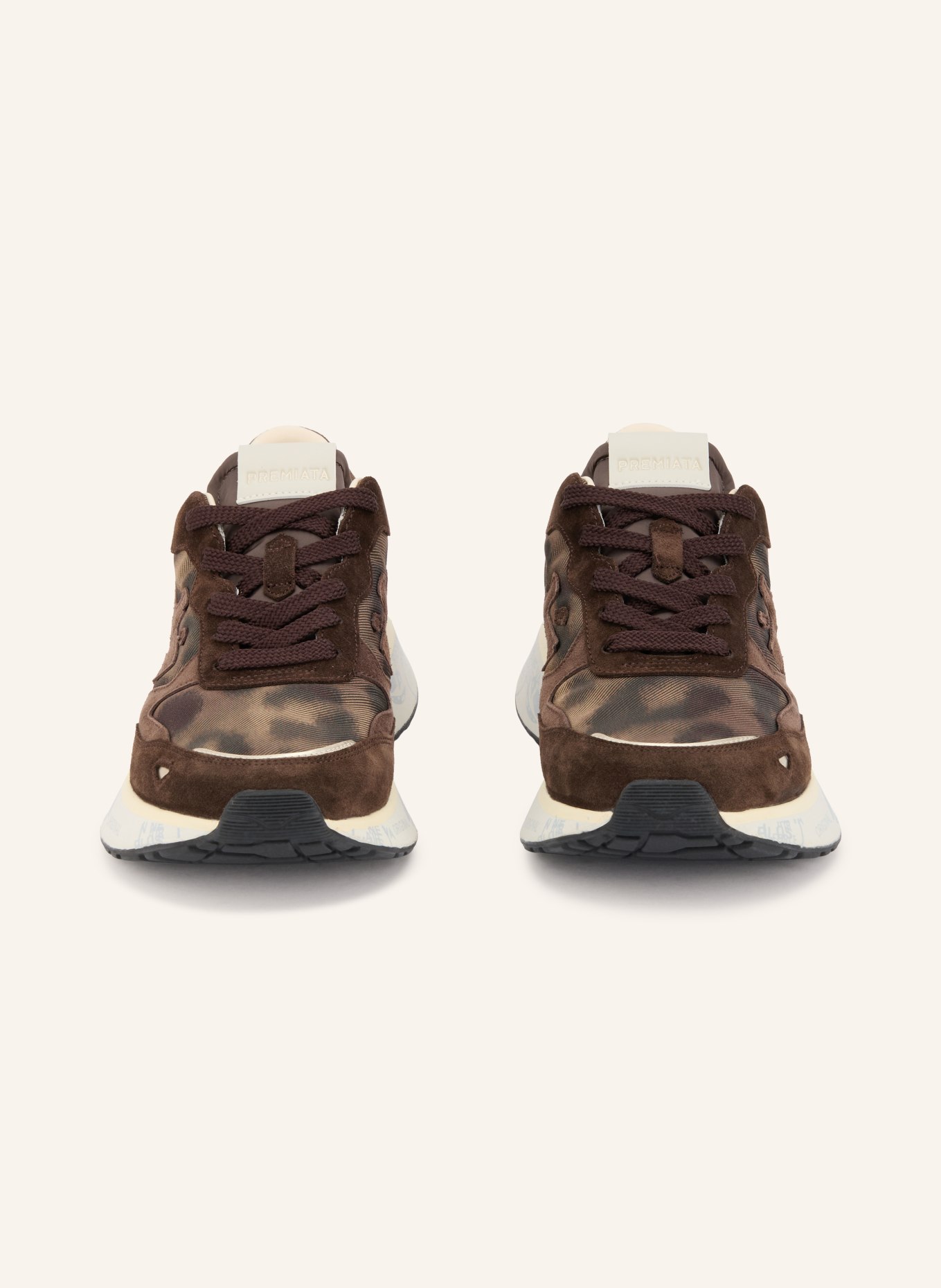 PREMIATA Sneaker LAURYN: DUNKELBRAUN / BEIGE / DUNKELGRAU