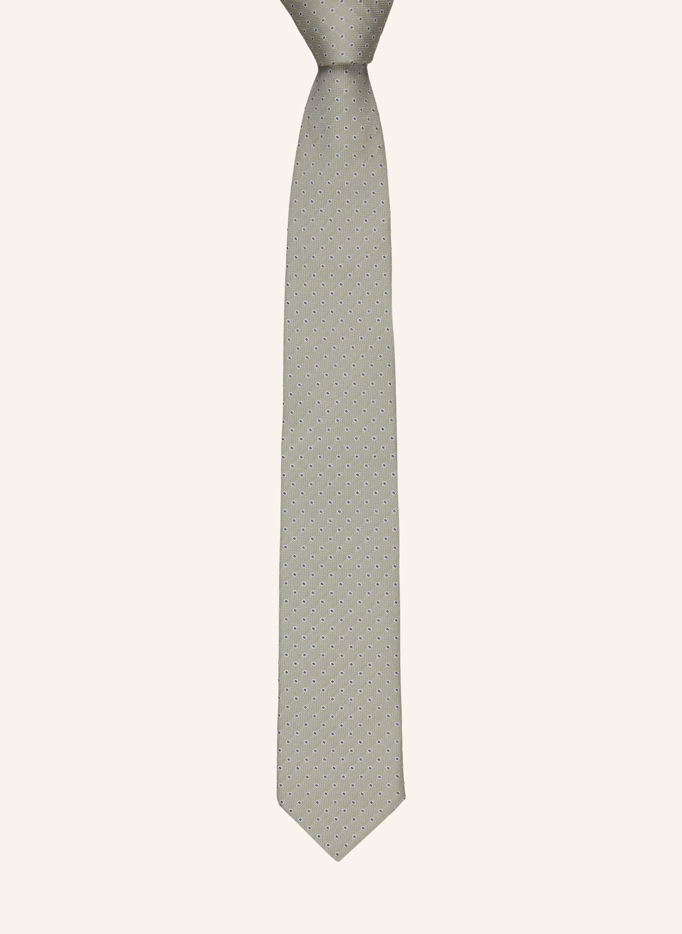 BOSS Kravata: SVĚTLE ZELENÁ / BÍLÁ