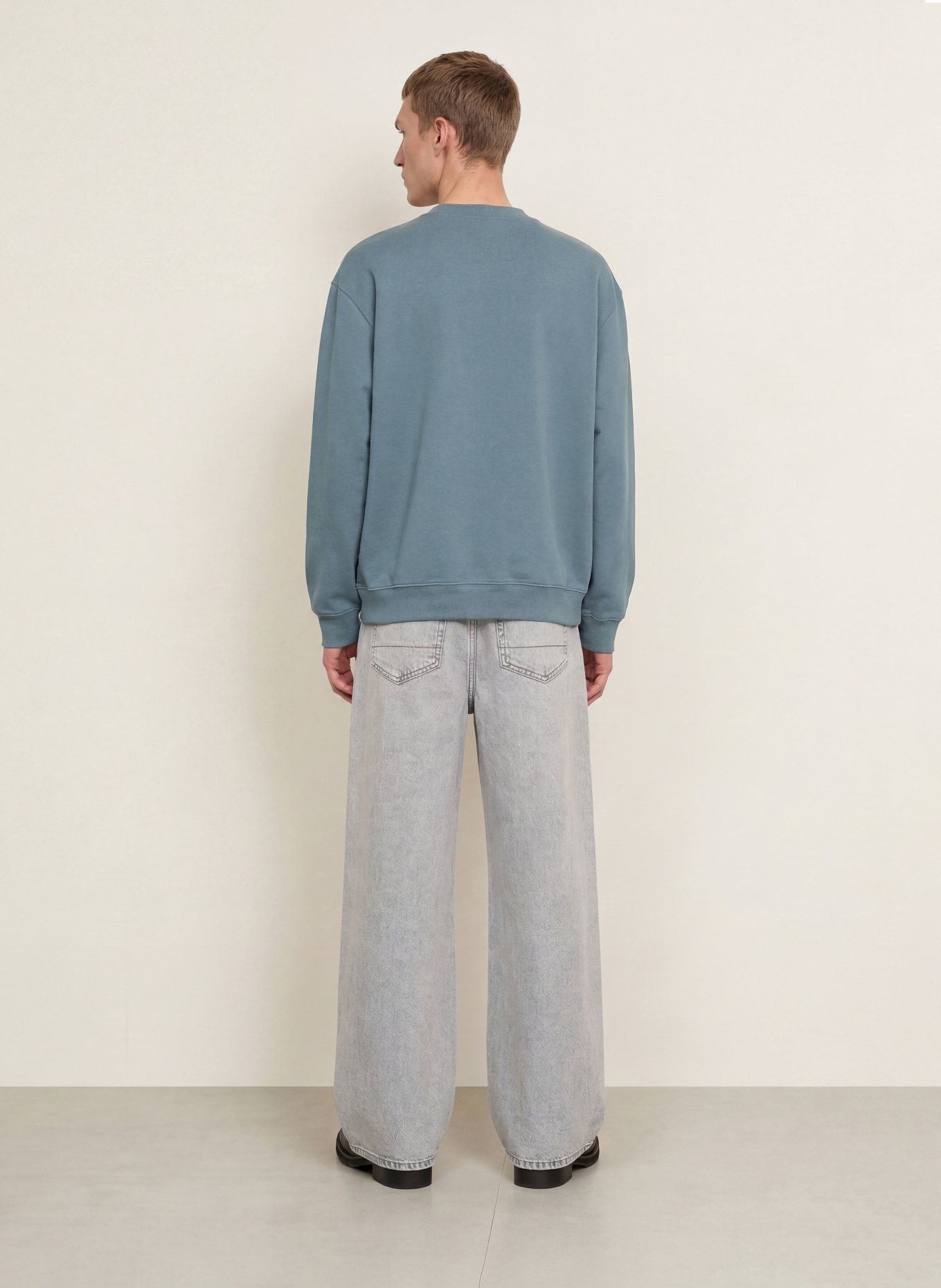 ALLSAINTS Sweatshirt XANDER: BLAUGRAU