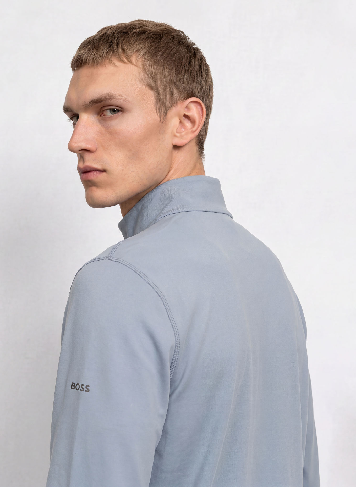 BOSS ACTIVE Functional Shirt: GRAY