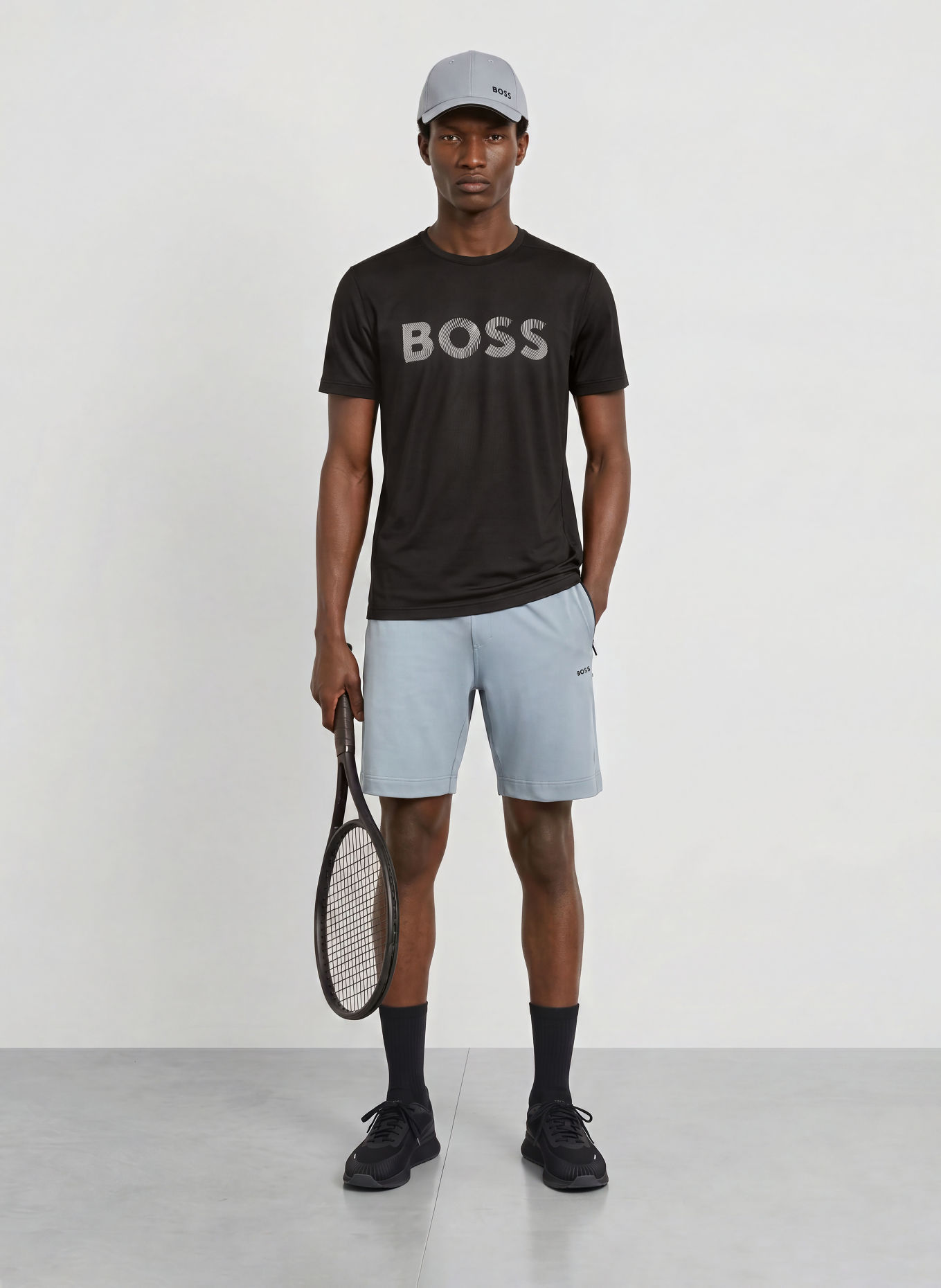 BOSS T-shirt technique ACTIVE: NOIR