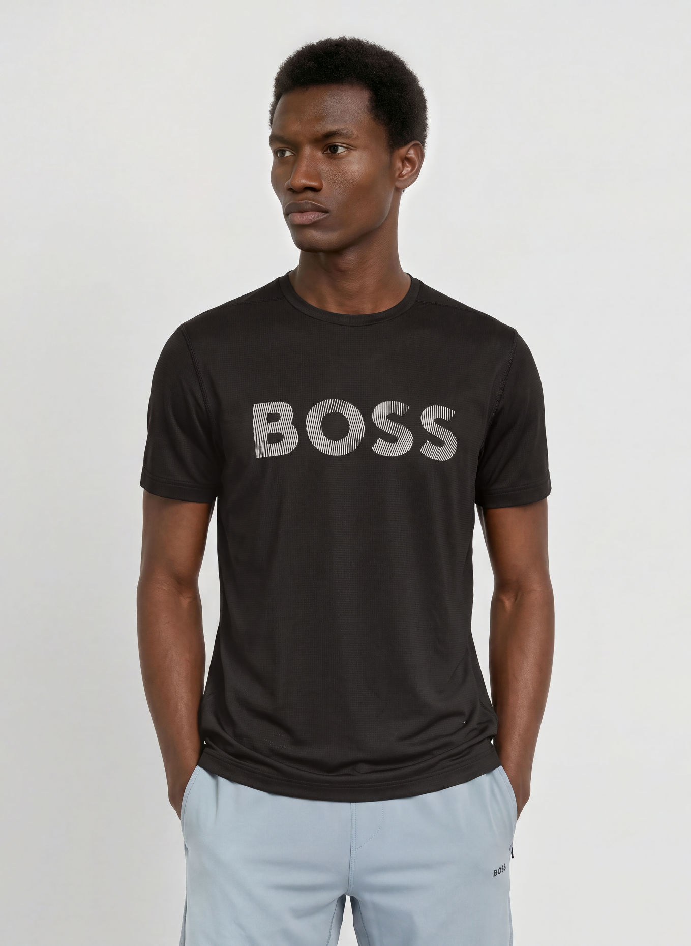 BOSS T-shirt technique ACTIVE: NOIR