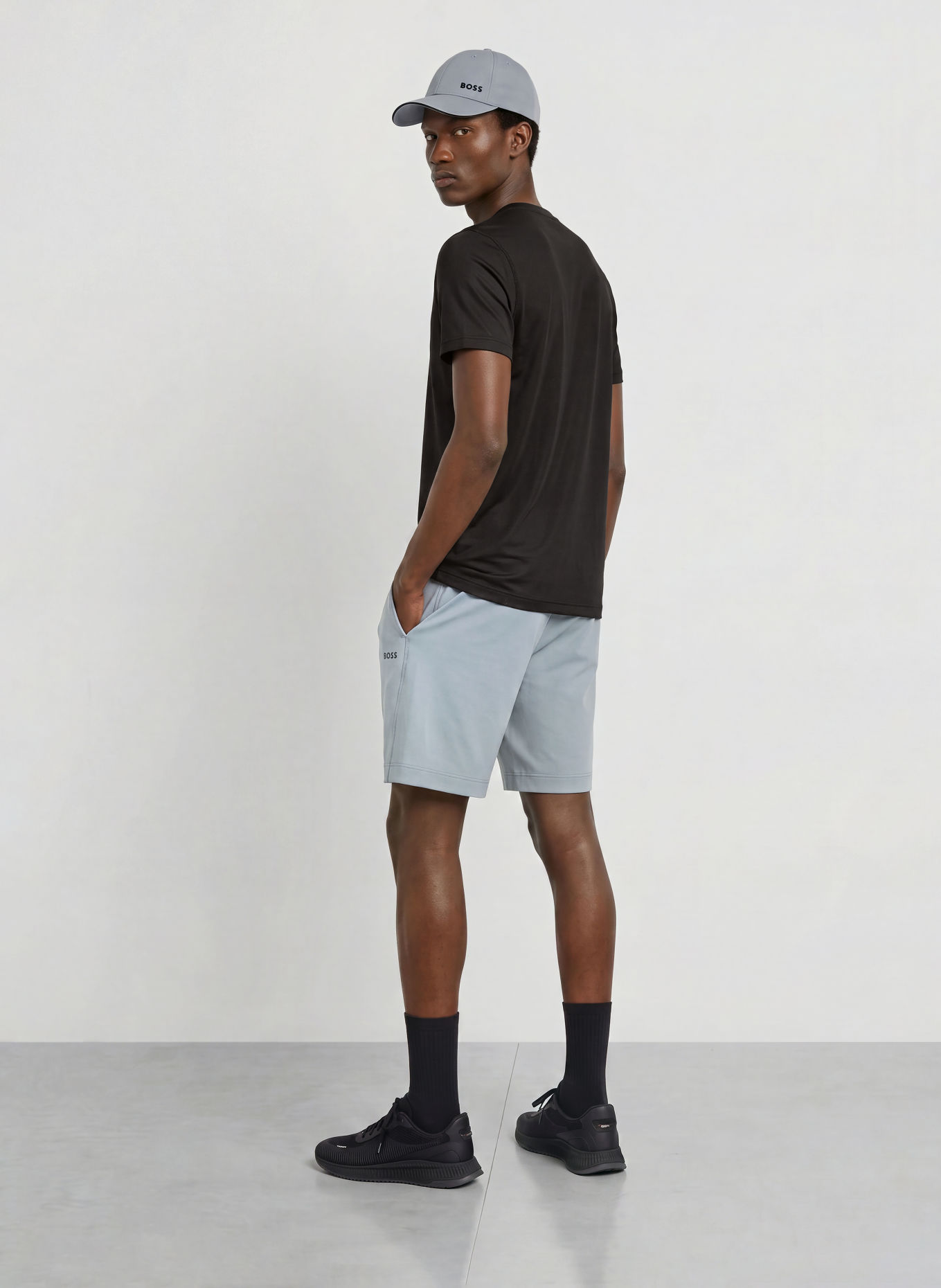 BOSS T-shirt technique ACTIVE: NOIR