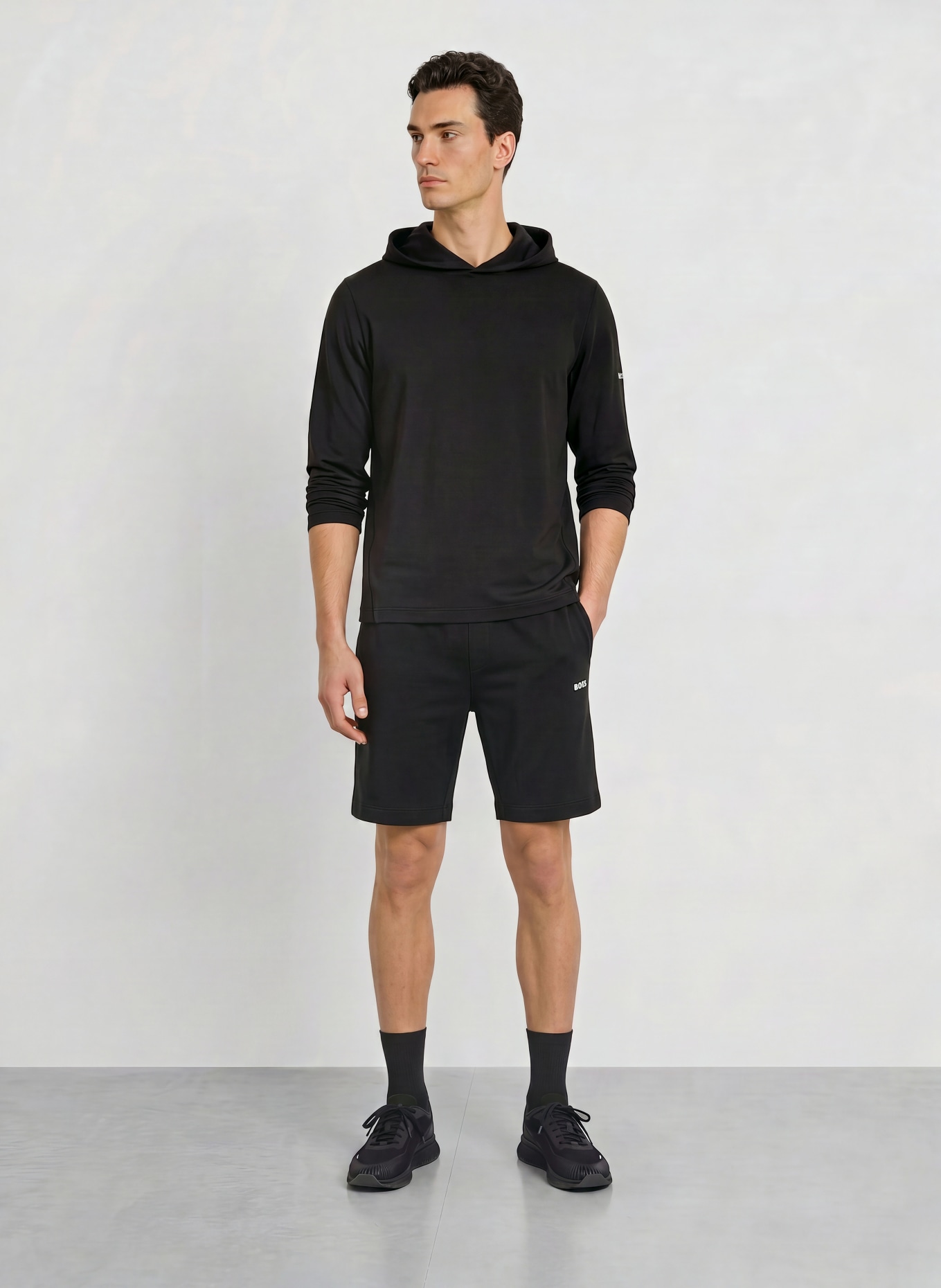 BOSS Funktionsshirt ACTIVE: SCHWARZ