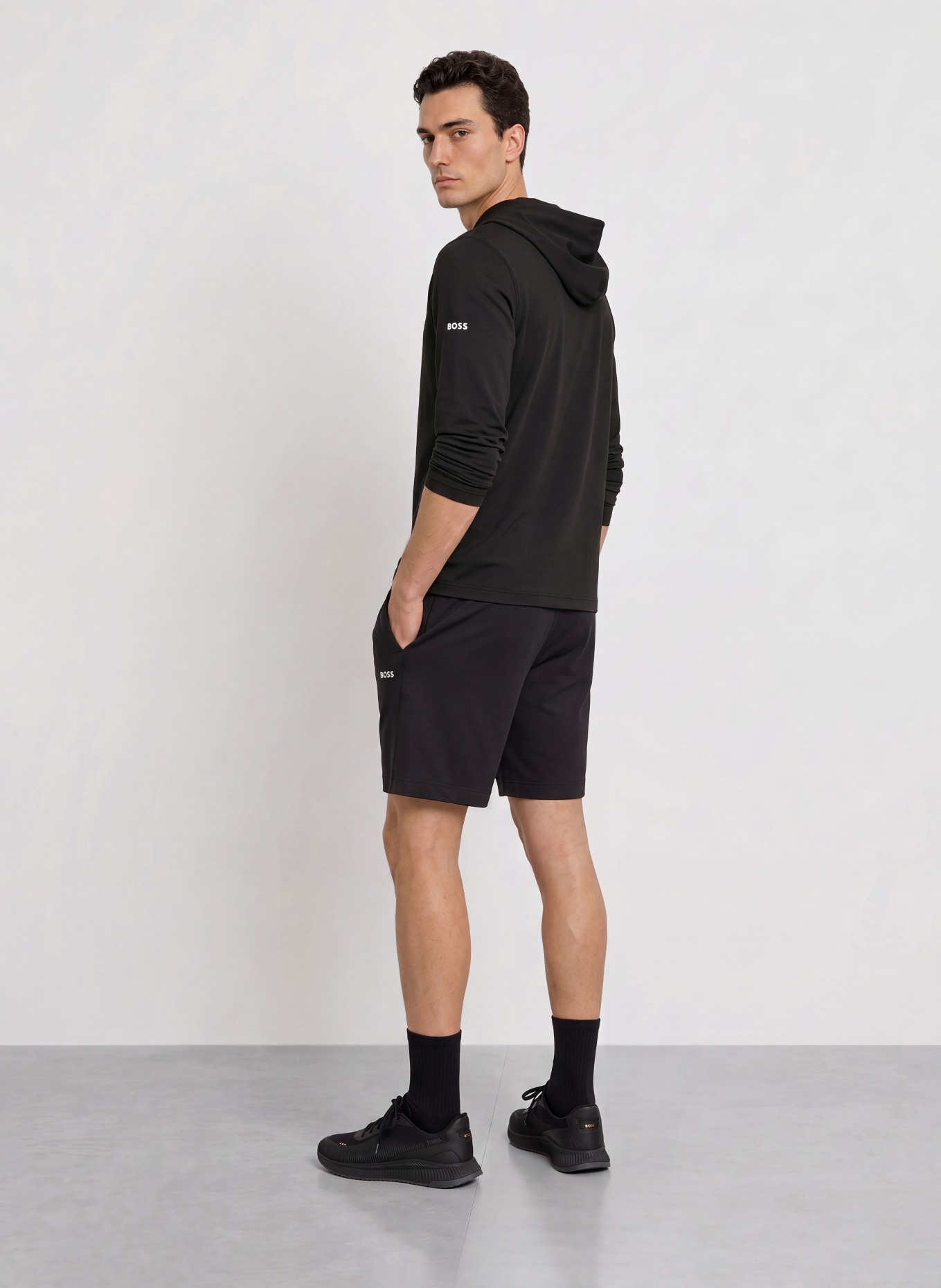 BOSS Funktionsshirt ACTIVE: SCHWARZ