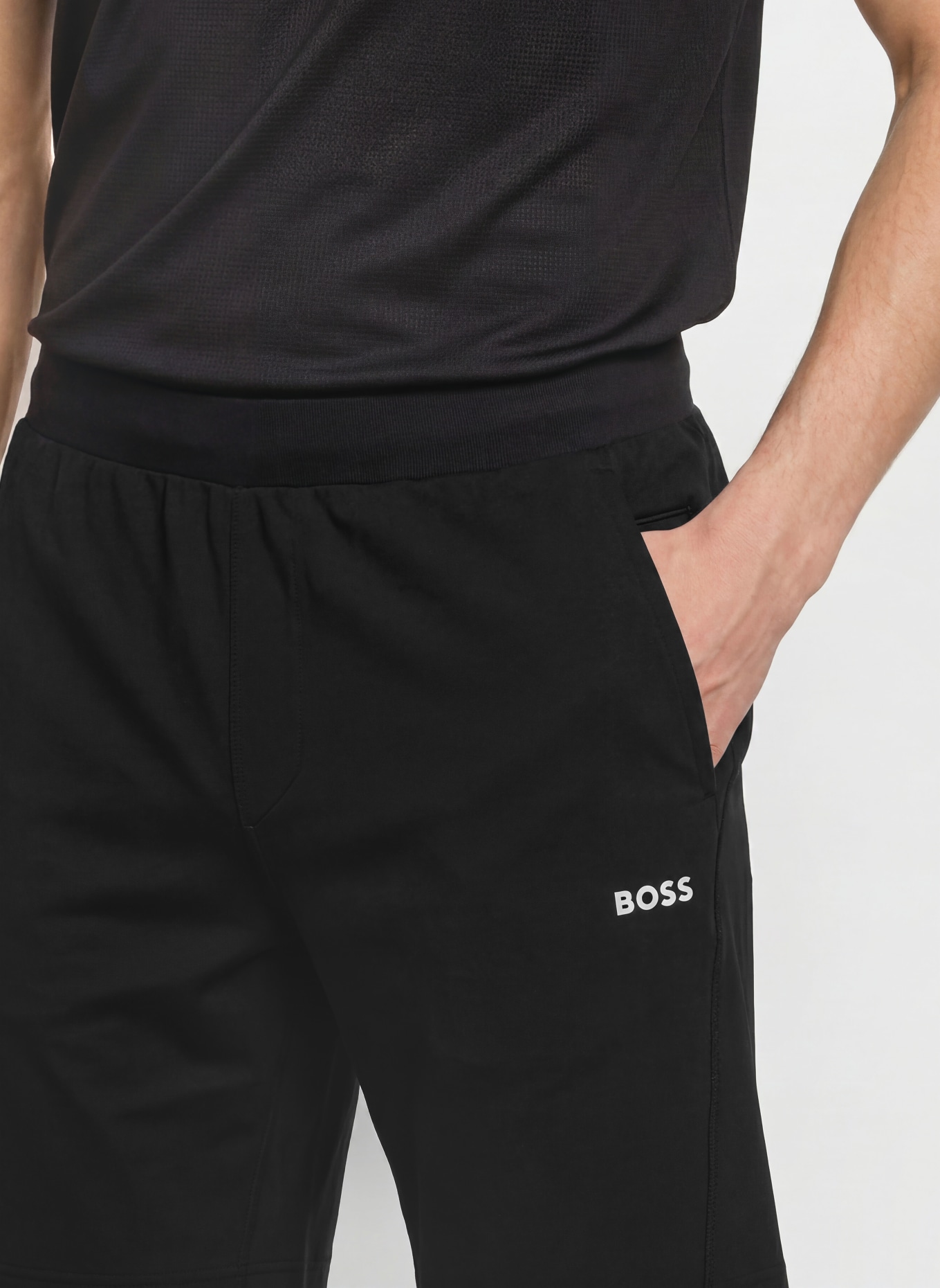 BOSS Trainingsshort: ZWART