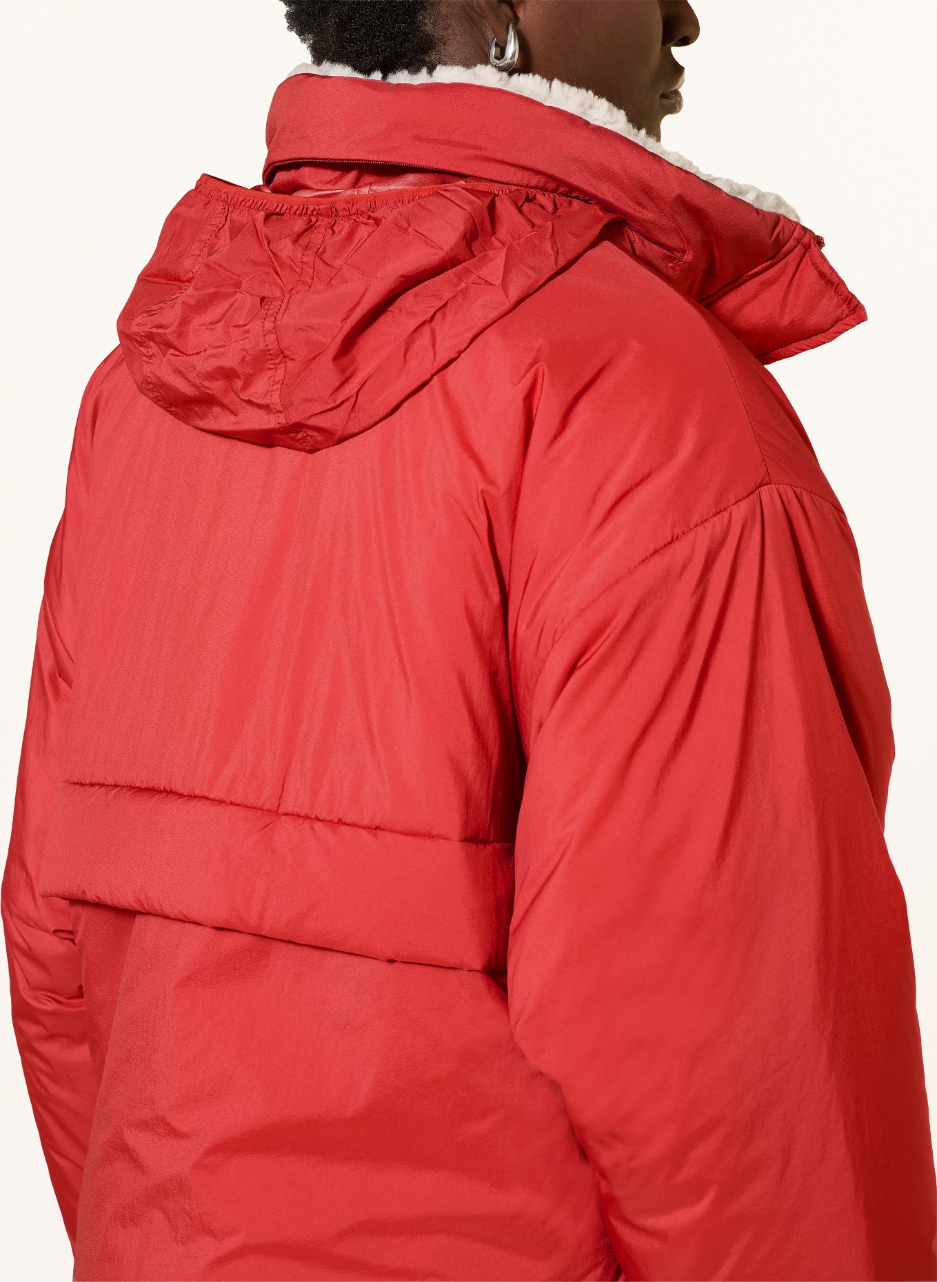 JEANNE BARET Obratná bunda INARI: SVĚTLE ČERVENÁ