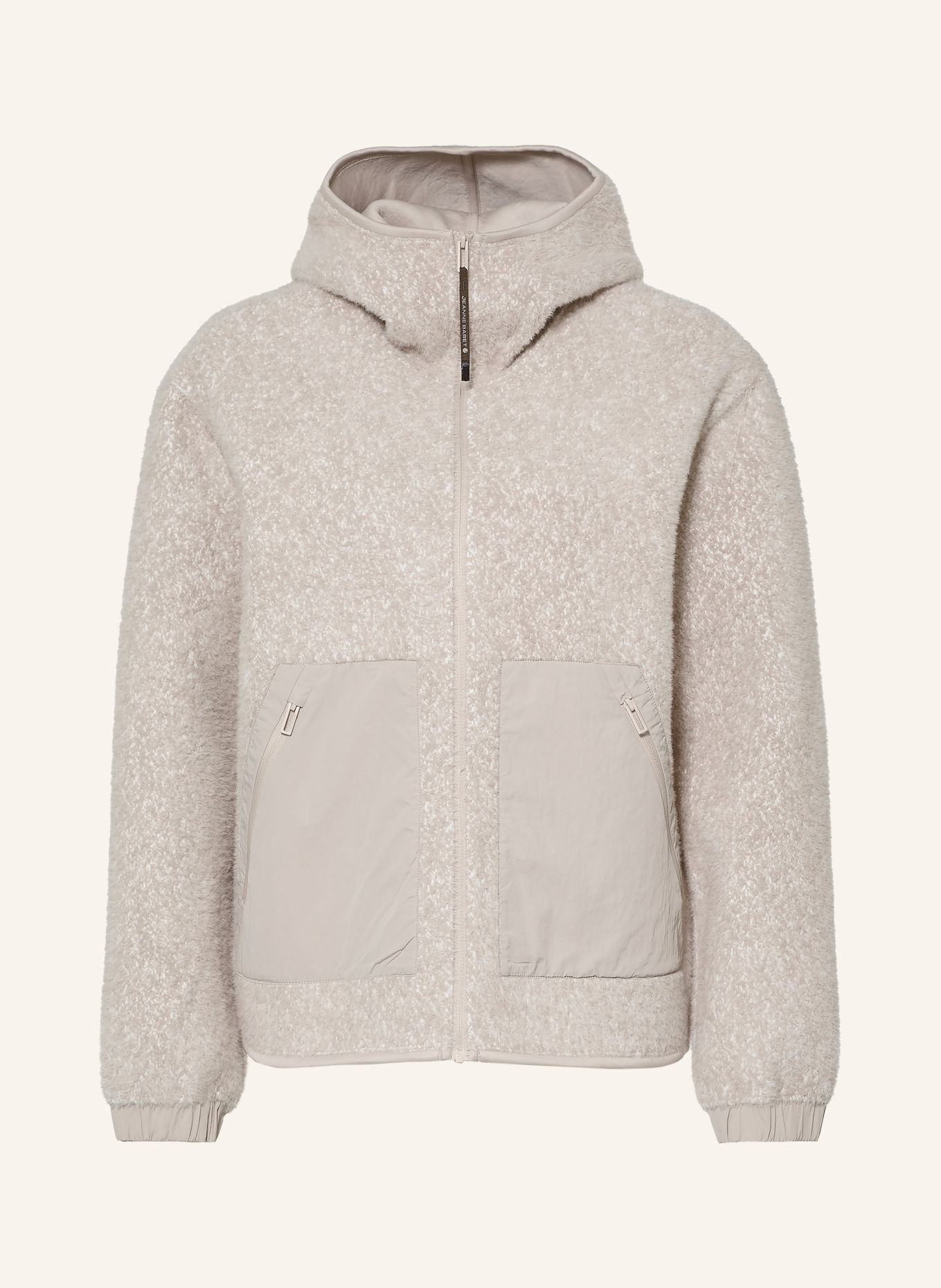 JEANNE BARET GLACE Faux Fur Jacket: BEIGE