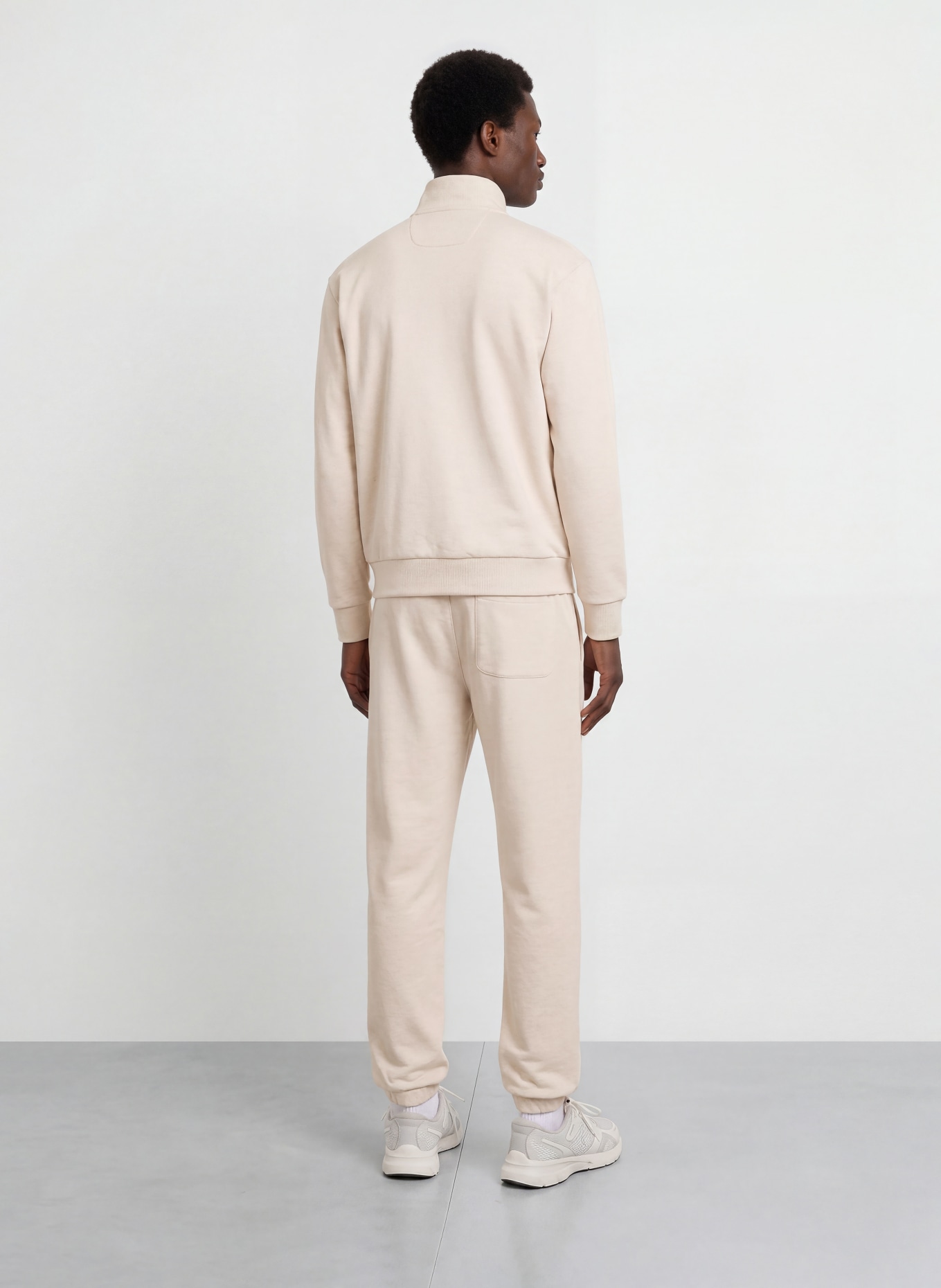 BOSS Sweatvest COLLAR: CRÈME