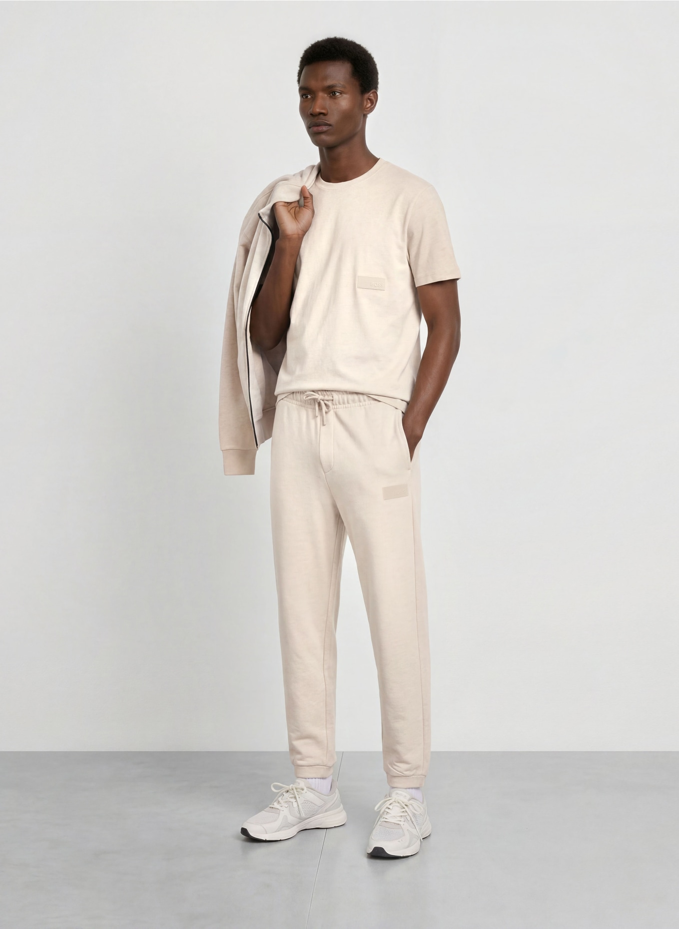 BOSS Tricou STRUCTURE: CREM