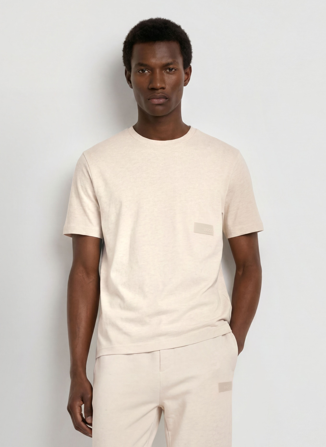 BOSS Tricou STRUCTURE: CREM