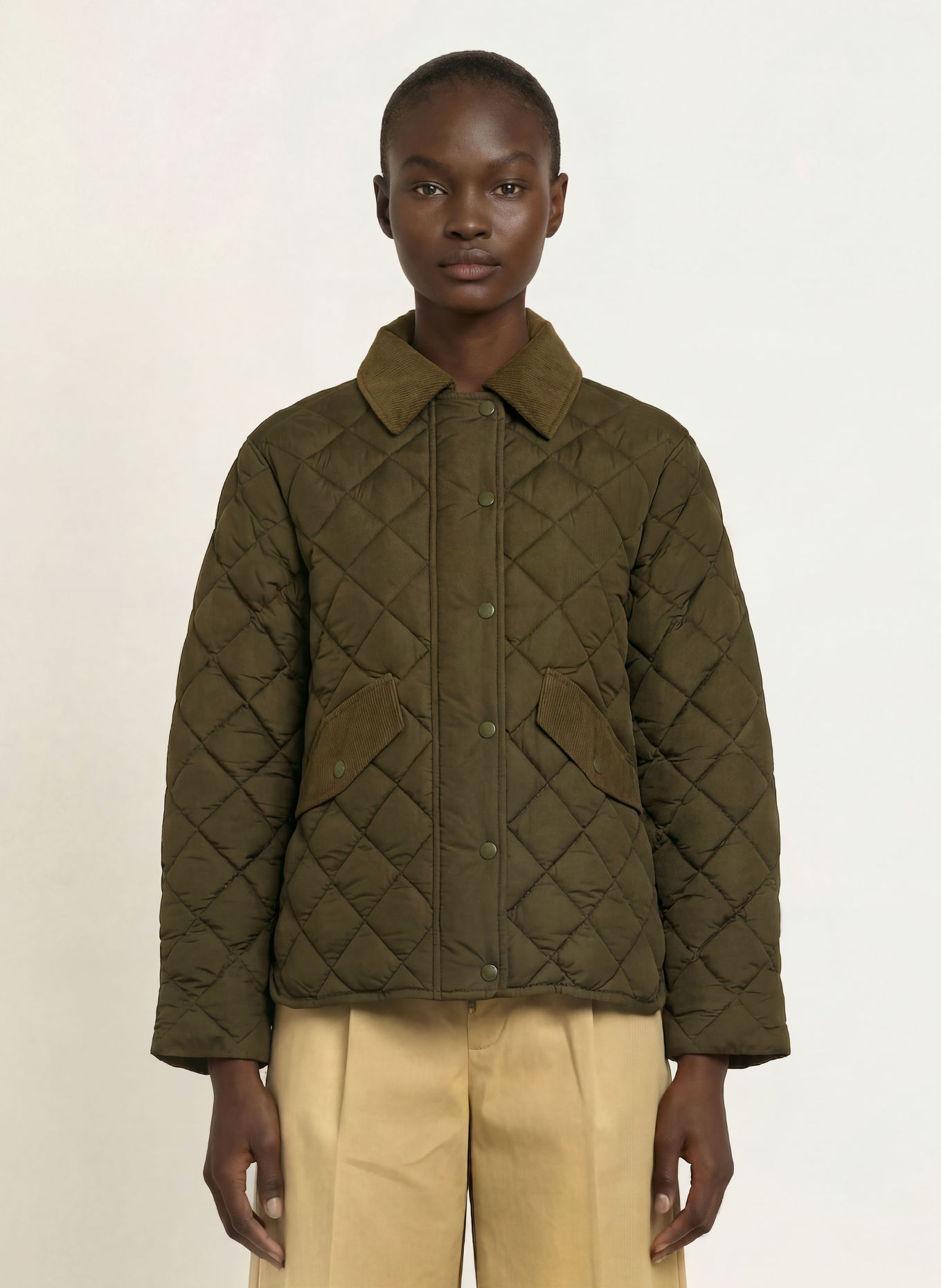 SAVE THE DUCK Steppjacke JODIE: DUNKELGRÜN