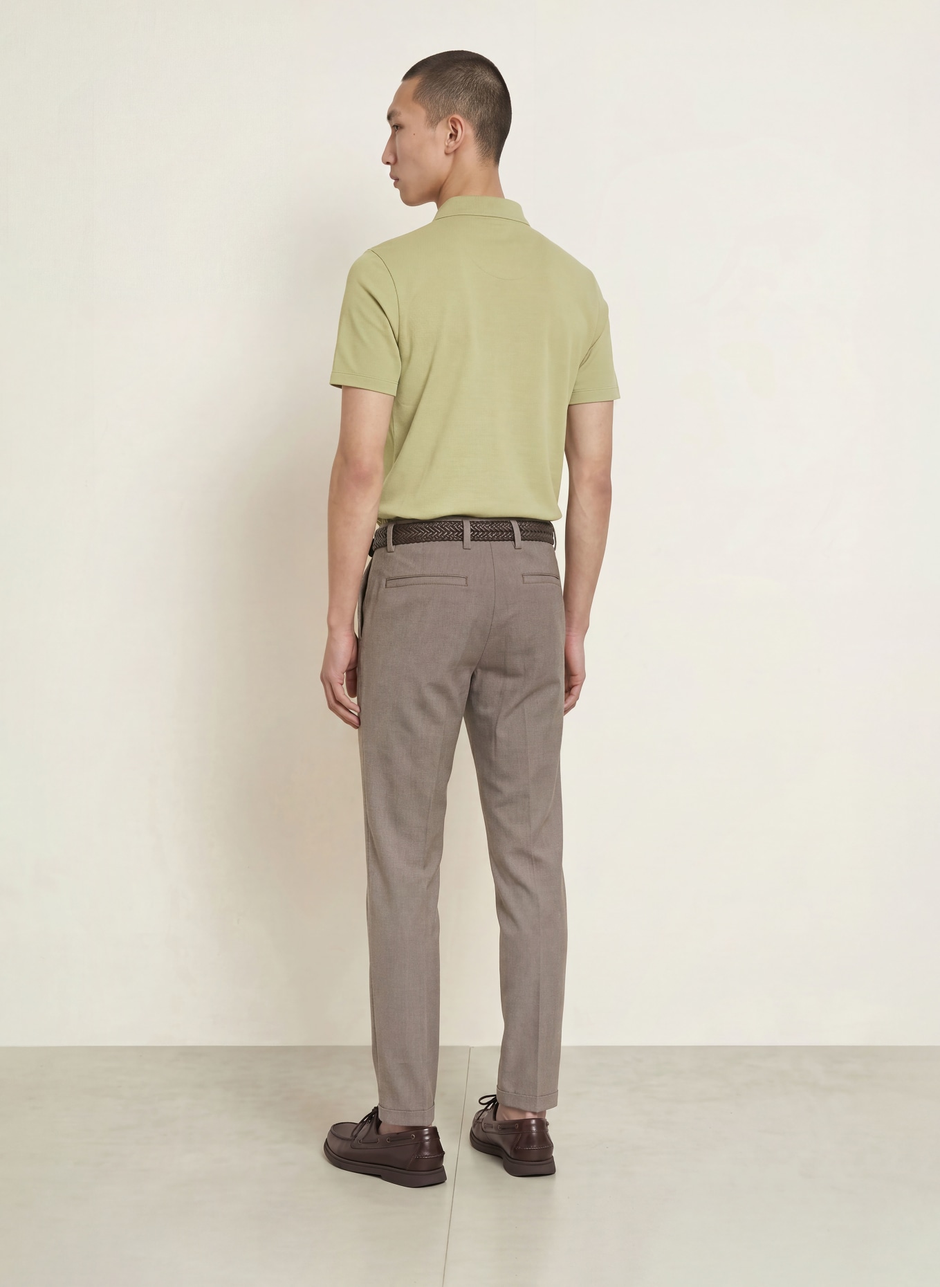 BOSS Piqué-Poloshirt PARLAY: BEIGE