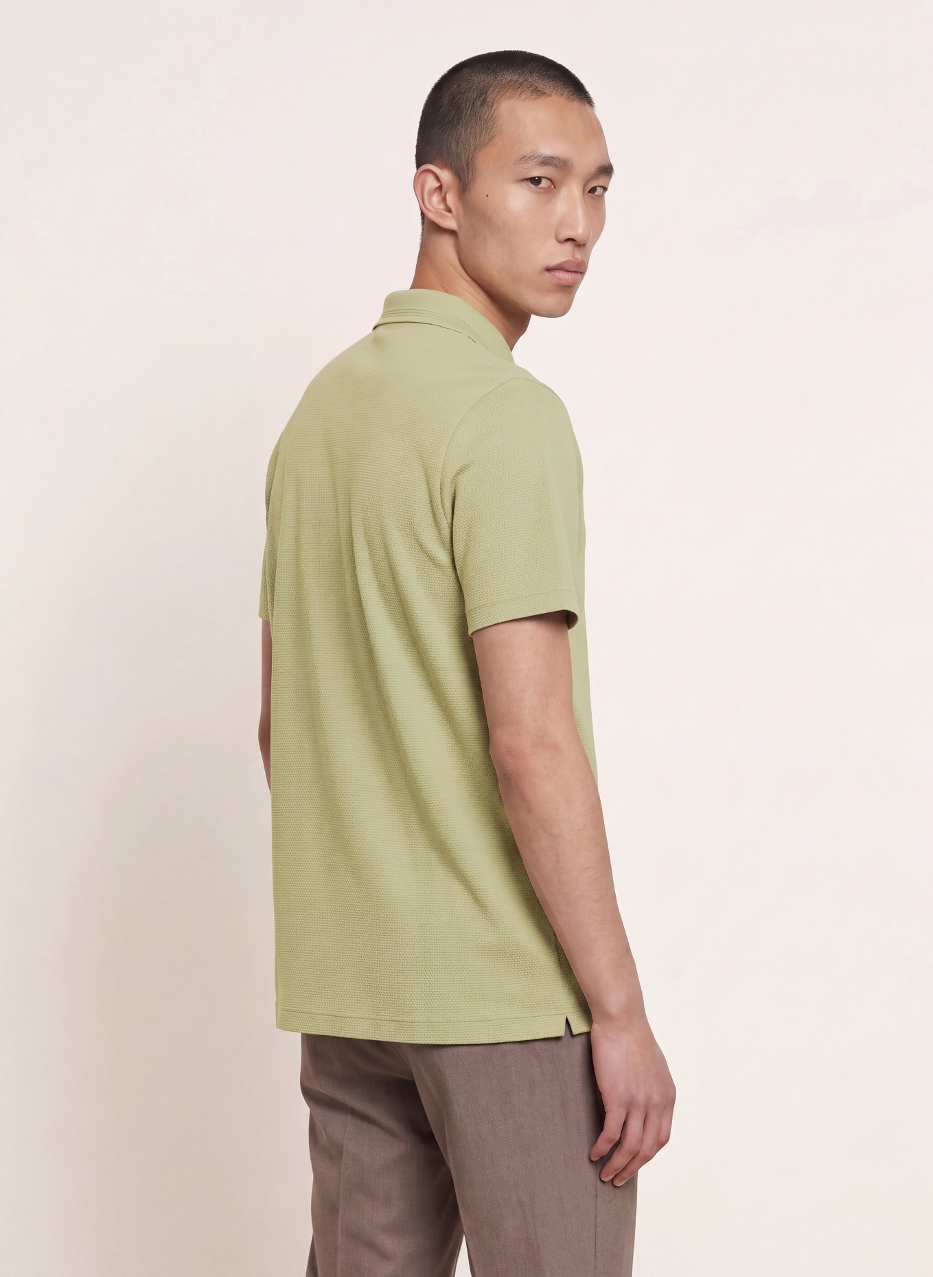 BOSS Piqué-Poloshirt PARLAY: BEIGE