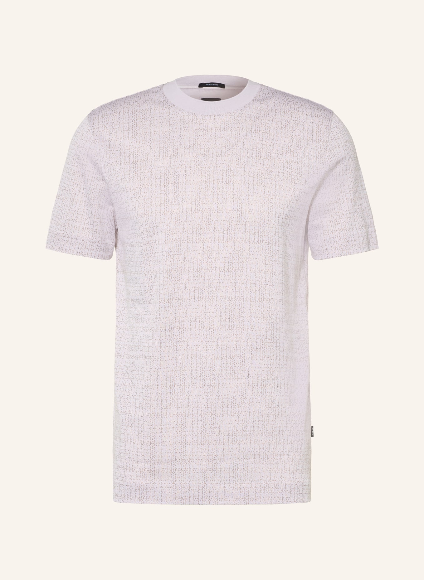 BOSS T-shirt THOMPSON: GRIS CLAIR / MARRON