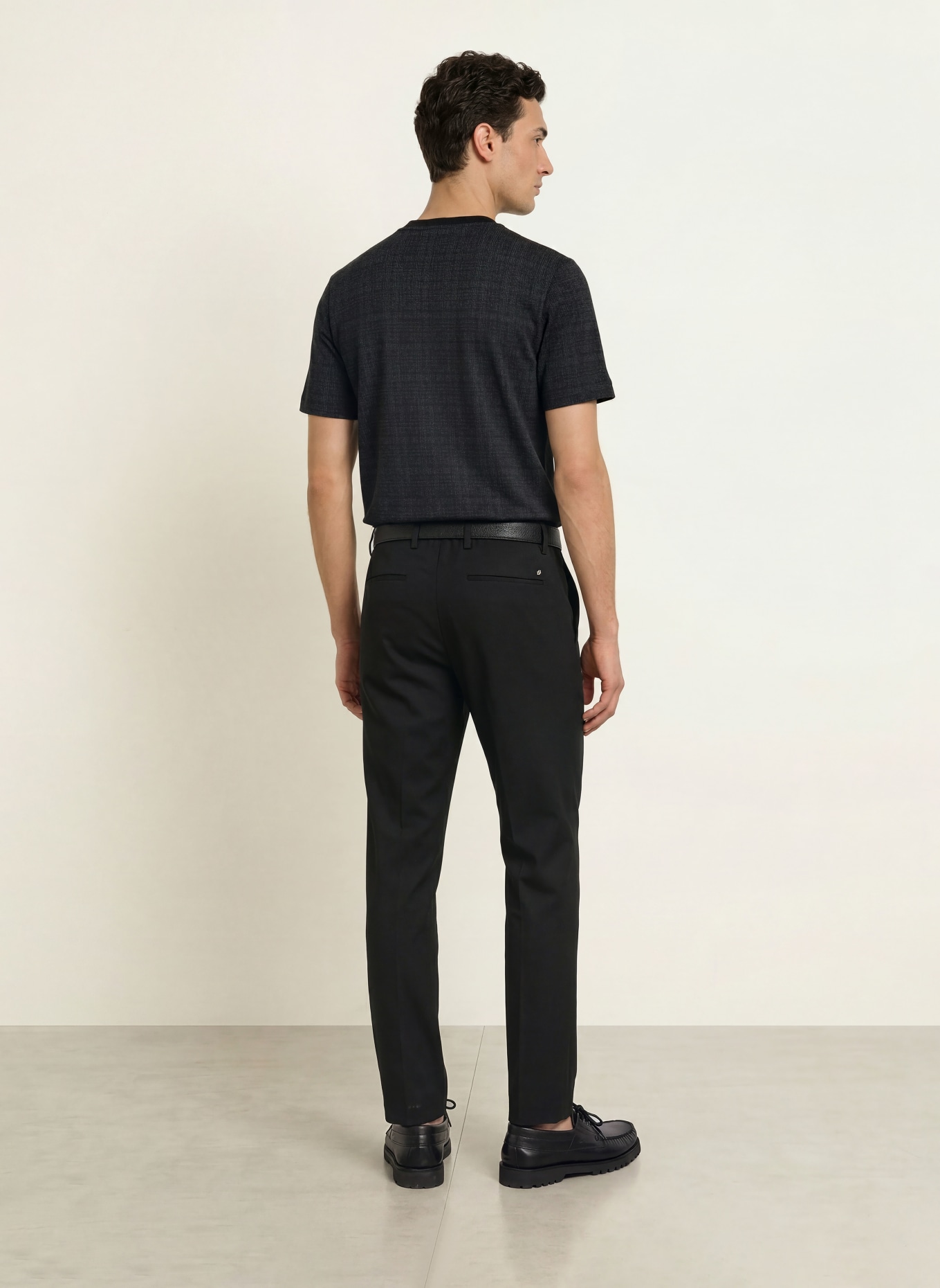 BOSS T-shirt THOMPSON: NOIR / GRIS