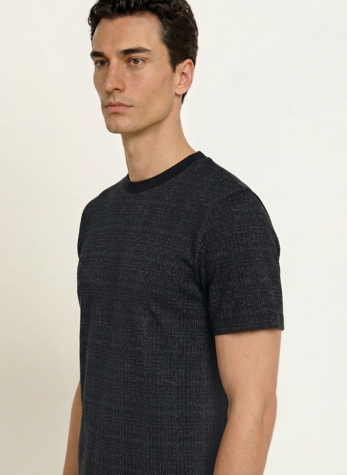 BOSS T-shirt THOMPSON: NOIR / GRIS