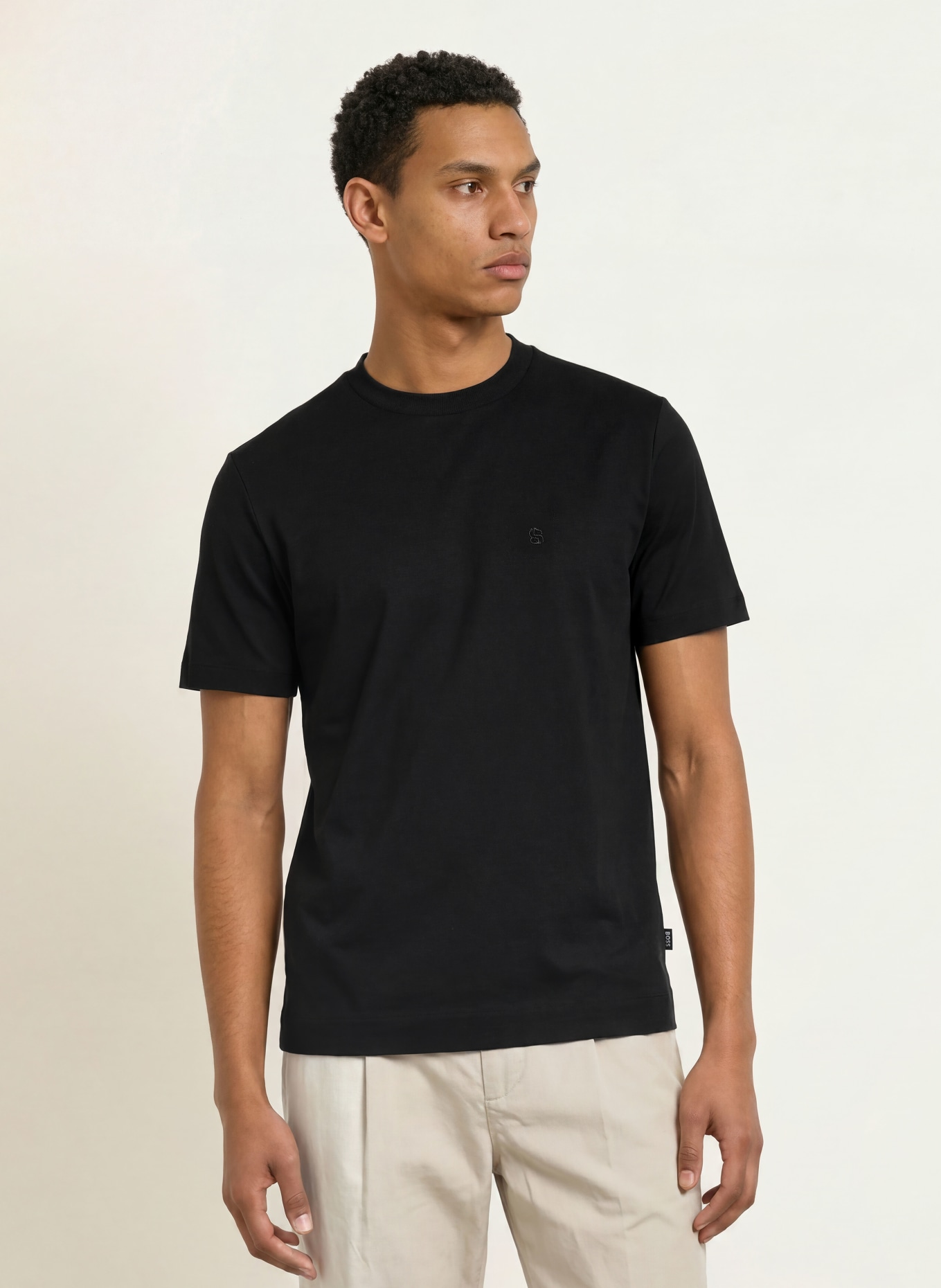 BOSS Tricou TAUT: NEGRU