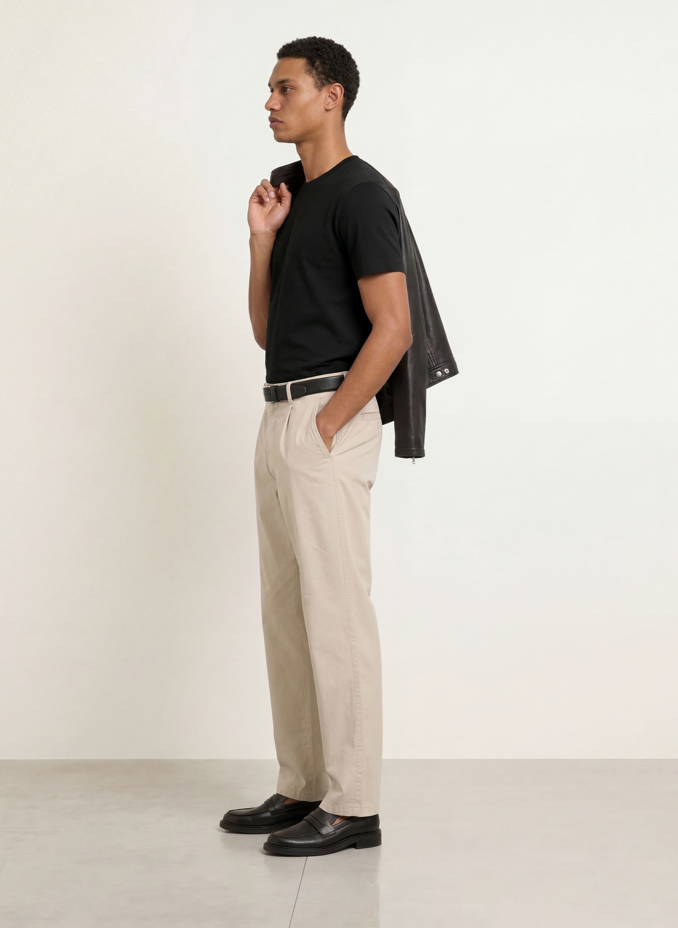 BOSS Tricou TAUT: NEGRU