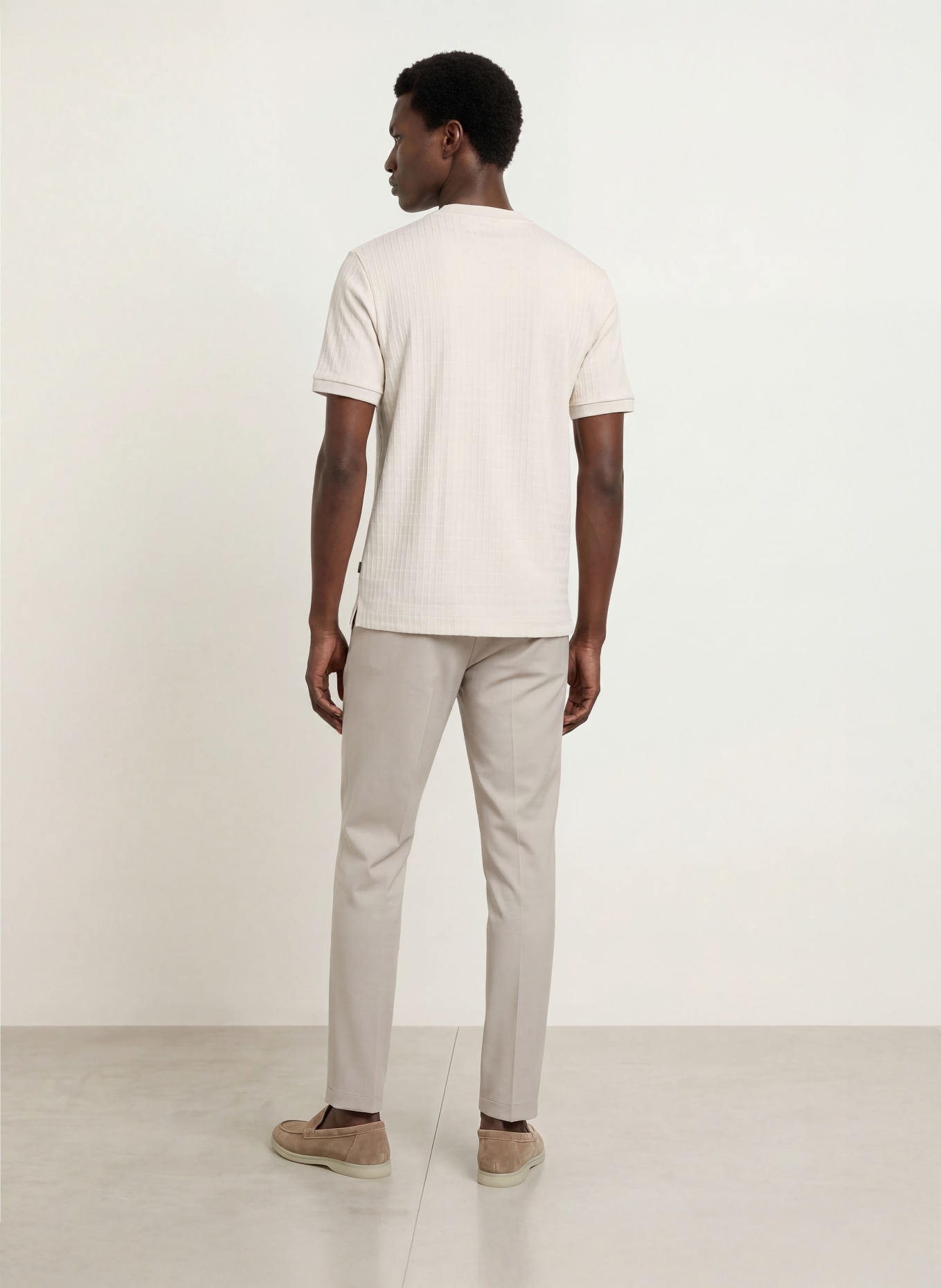 BOSS Tricou THOMPSON: ALB