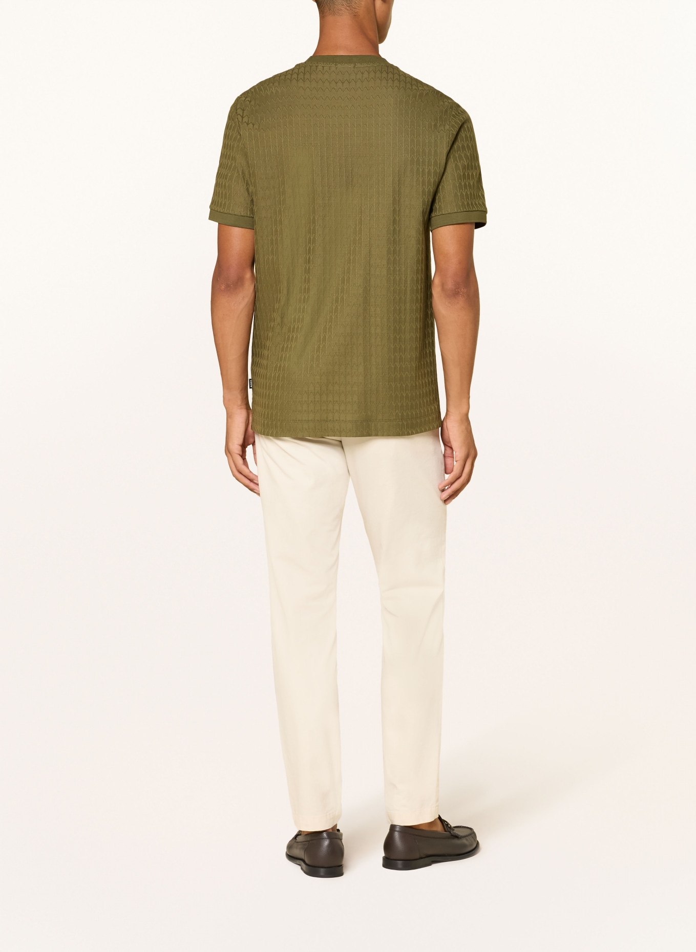 BOSS T-Shirt THOMPSON: OLIV