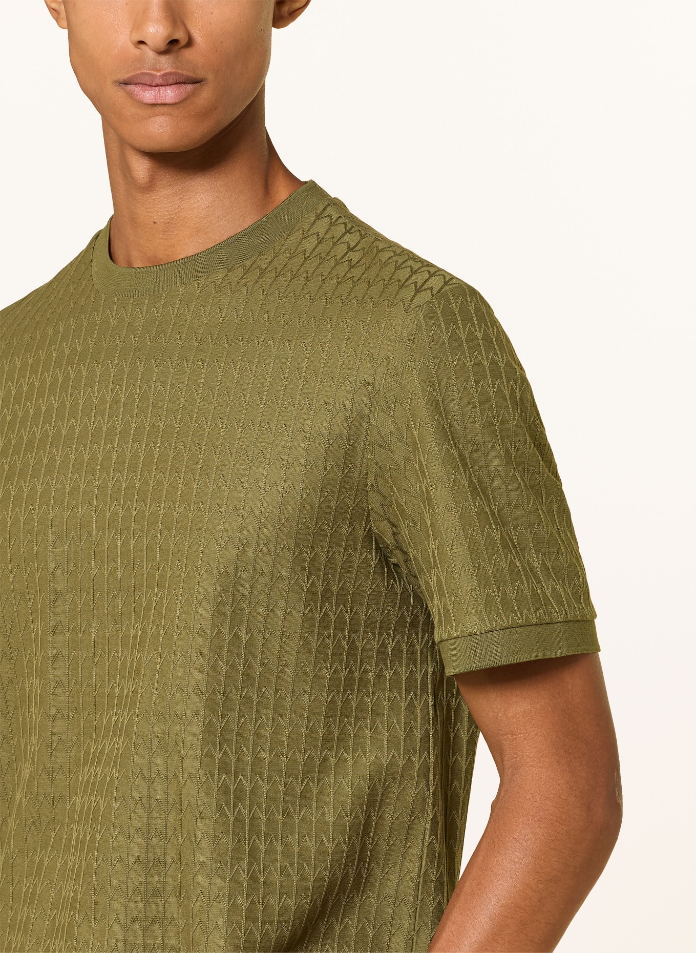 BOSS T-Shirt THOMPSON: OLIV