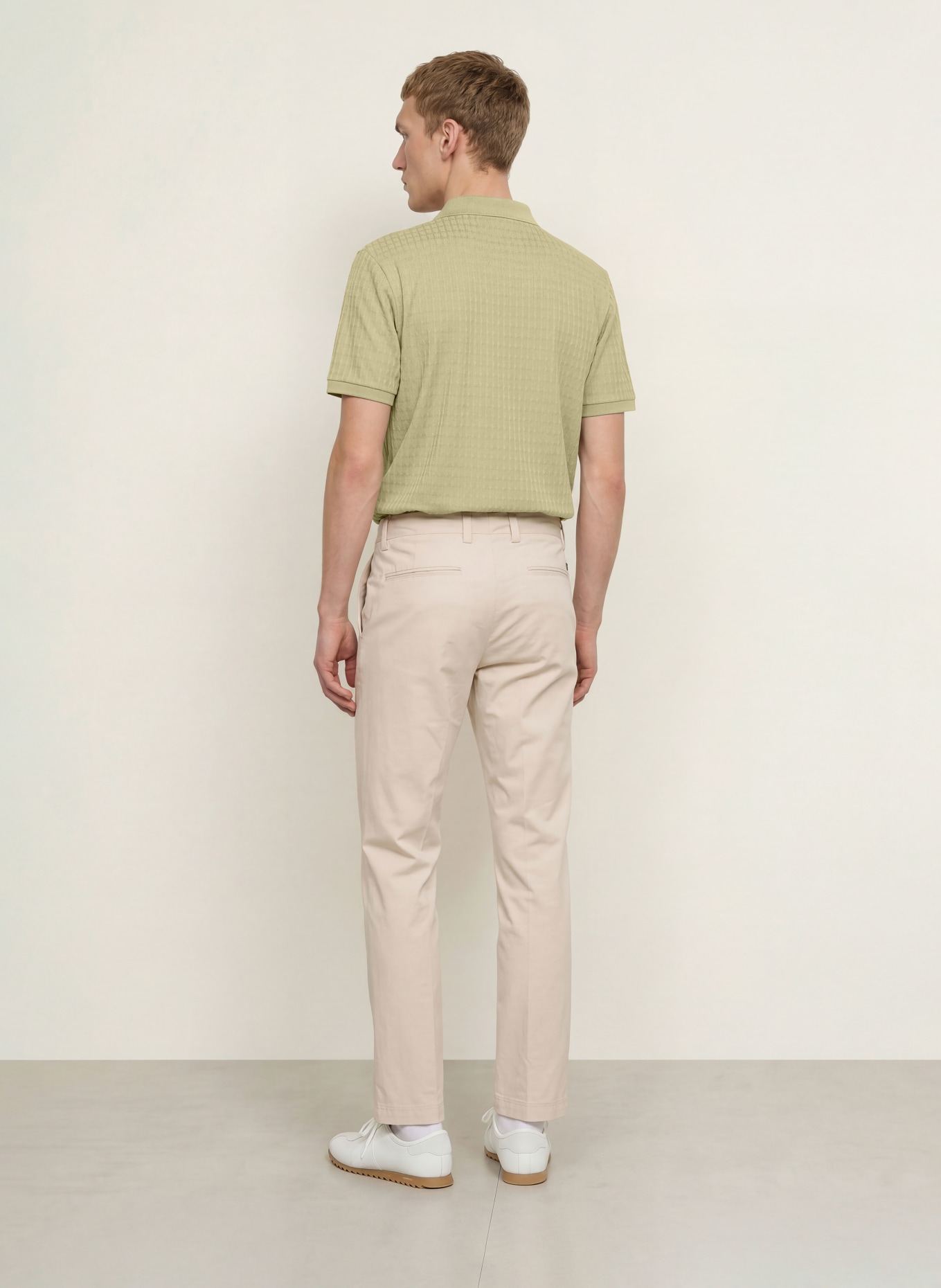 BOSS Jersey-polotröja PARLEY: BEIGE